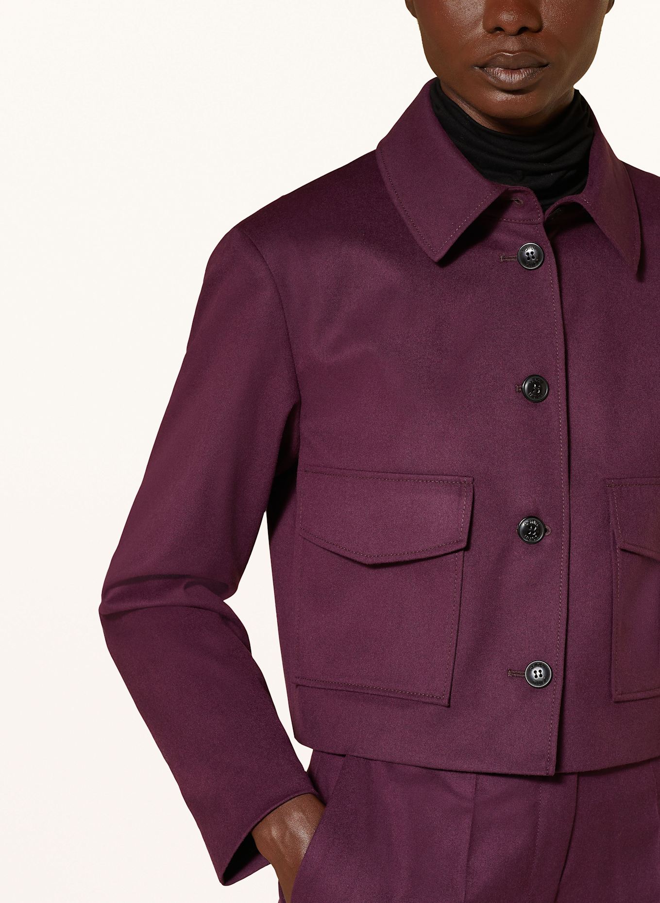 HUGO ASENI box jacket, Color: PURPLE (Image 4)