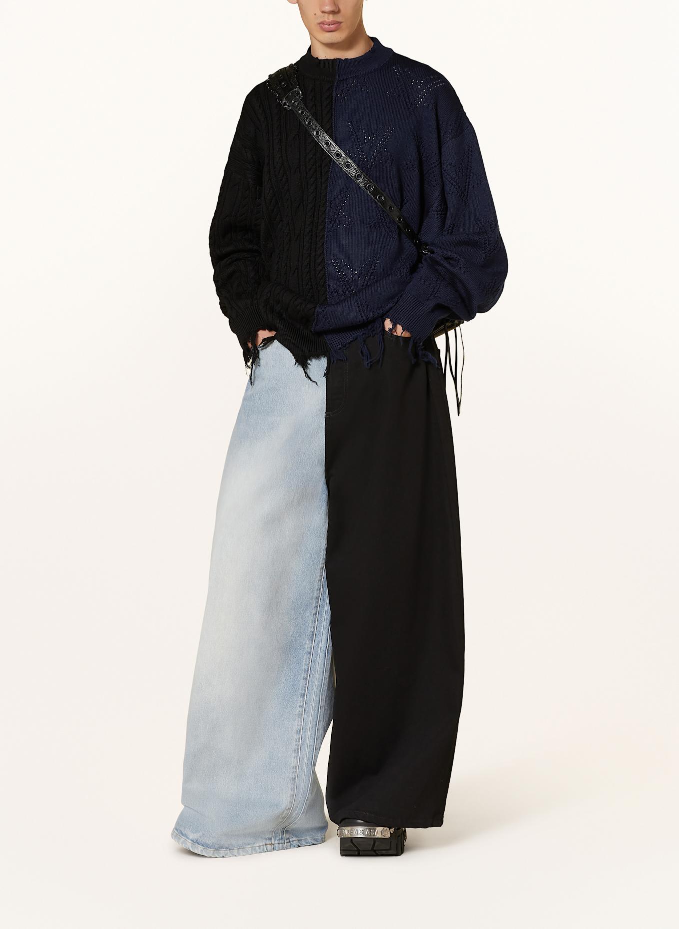 VETEMENTS Jeans Regular Fit: LIGHT BLUE / BLACK