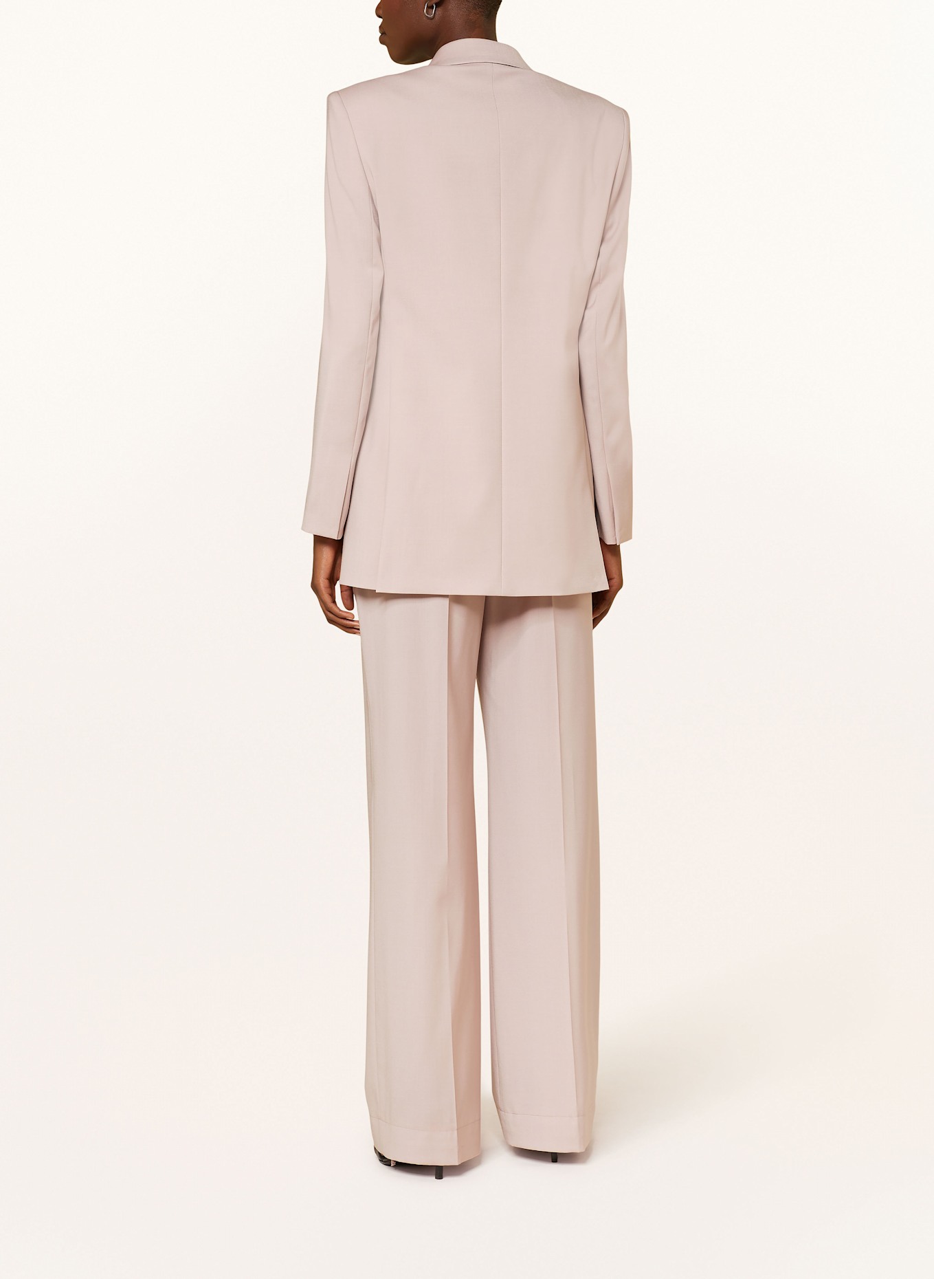 BOSS Wide leg trousers TRAVERSE, Color: DUSKY PINK (Image 3)