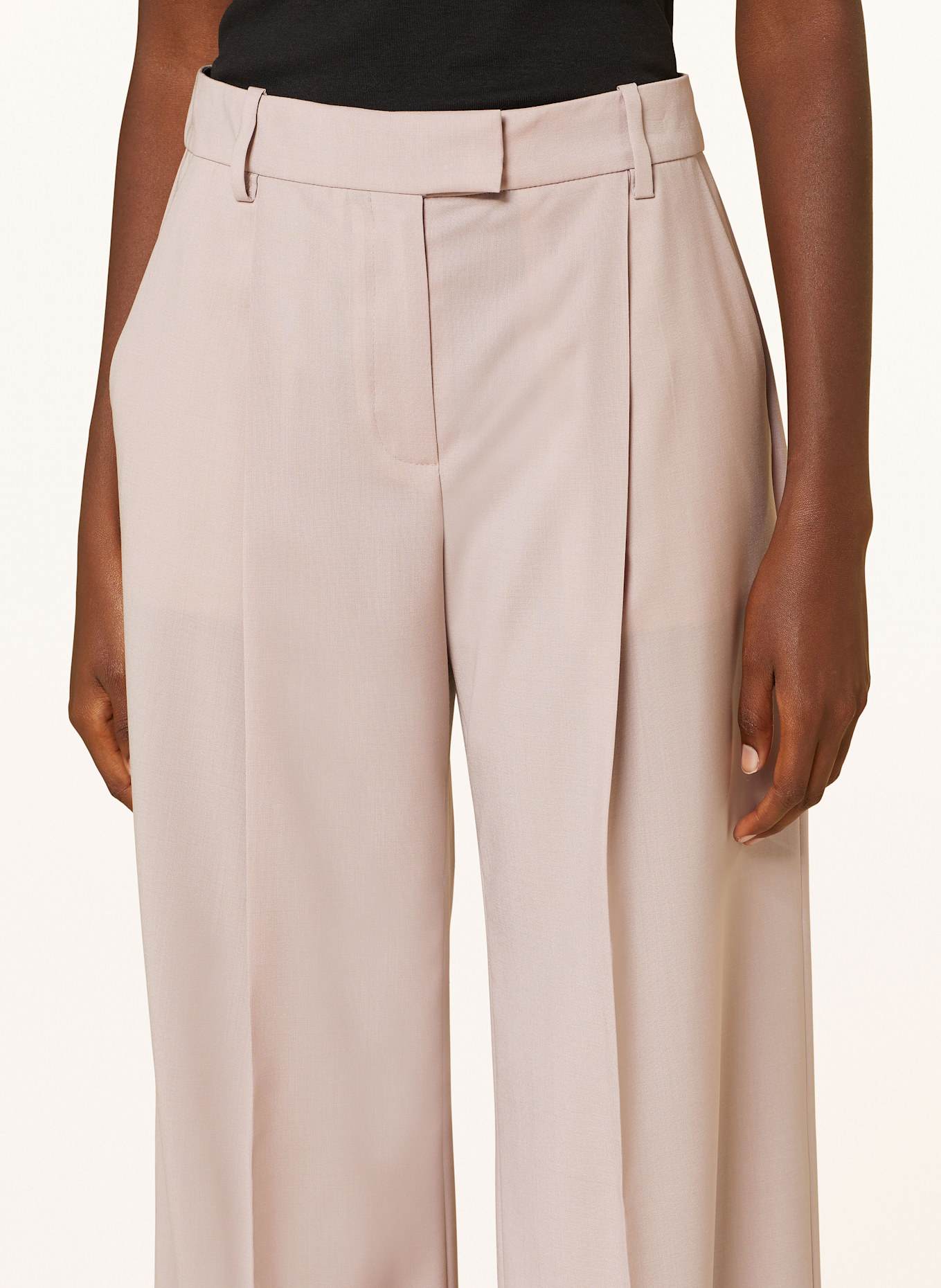 BOSS Wide leg trousers TRAVERSE, Color: DUSKY PINK (Image 5)