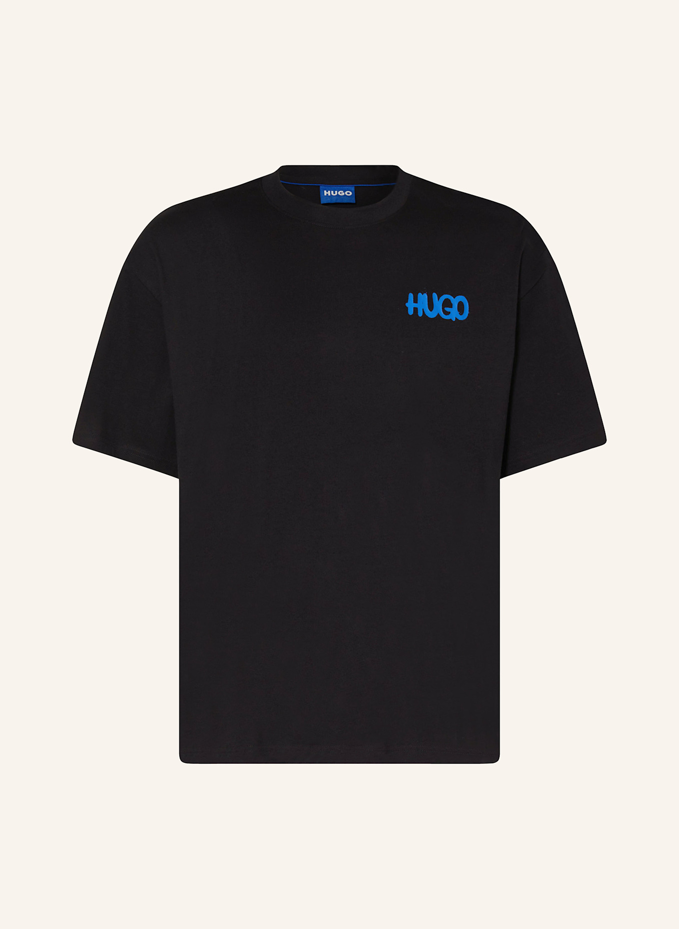 HUGO BLUE T-shirt NIMAYLITI, Color: BLACK/ BLUE/ WHITE (Image 1)