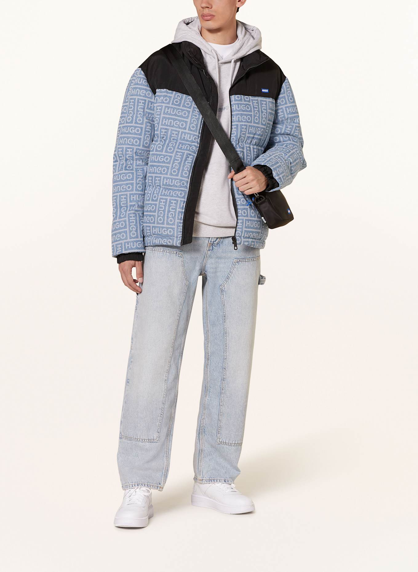 HUGO BLUE Steppjacke BYRES2441, Farbe: BLAU/ SCHWARZ (Bild 2)