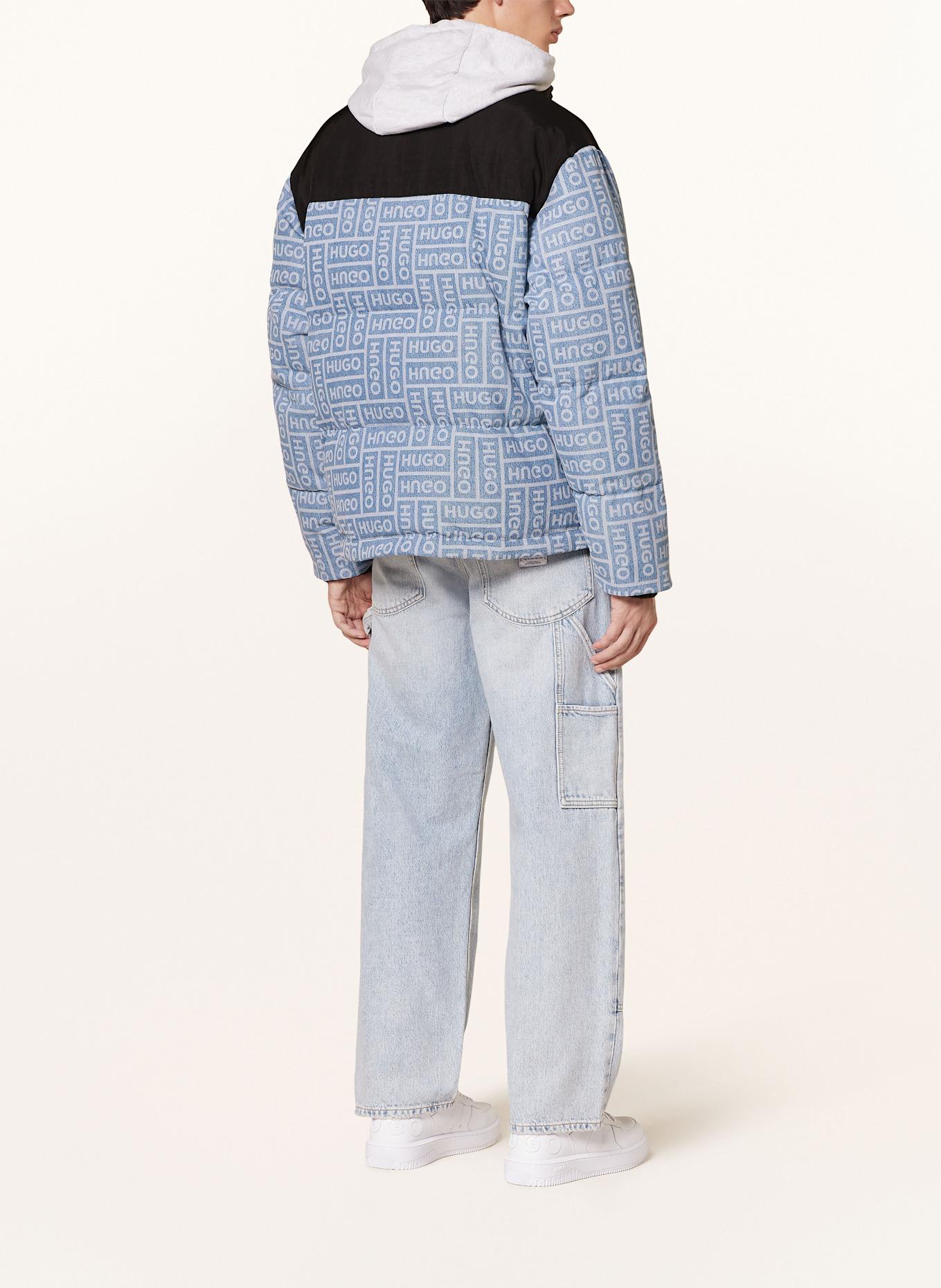 HUGO BLUE Steppjacke BYRES2441, Farbe: BLAU/ SCHWARZ (Bild 3)