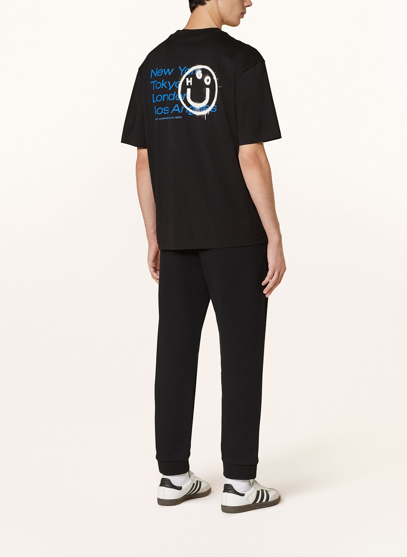 HUGO BLUE T-shirt NUGOYORK, Color: BLACK (Image 2)