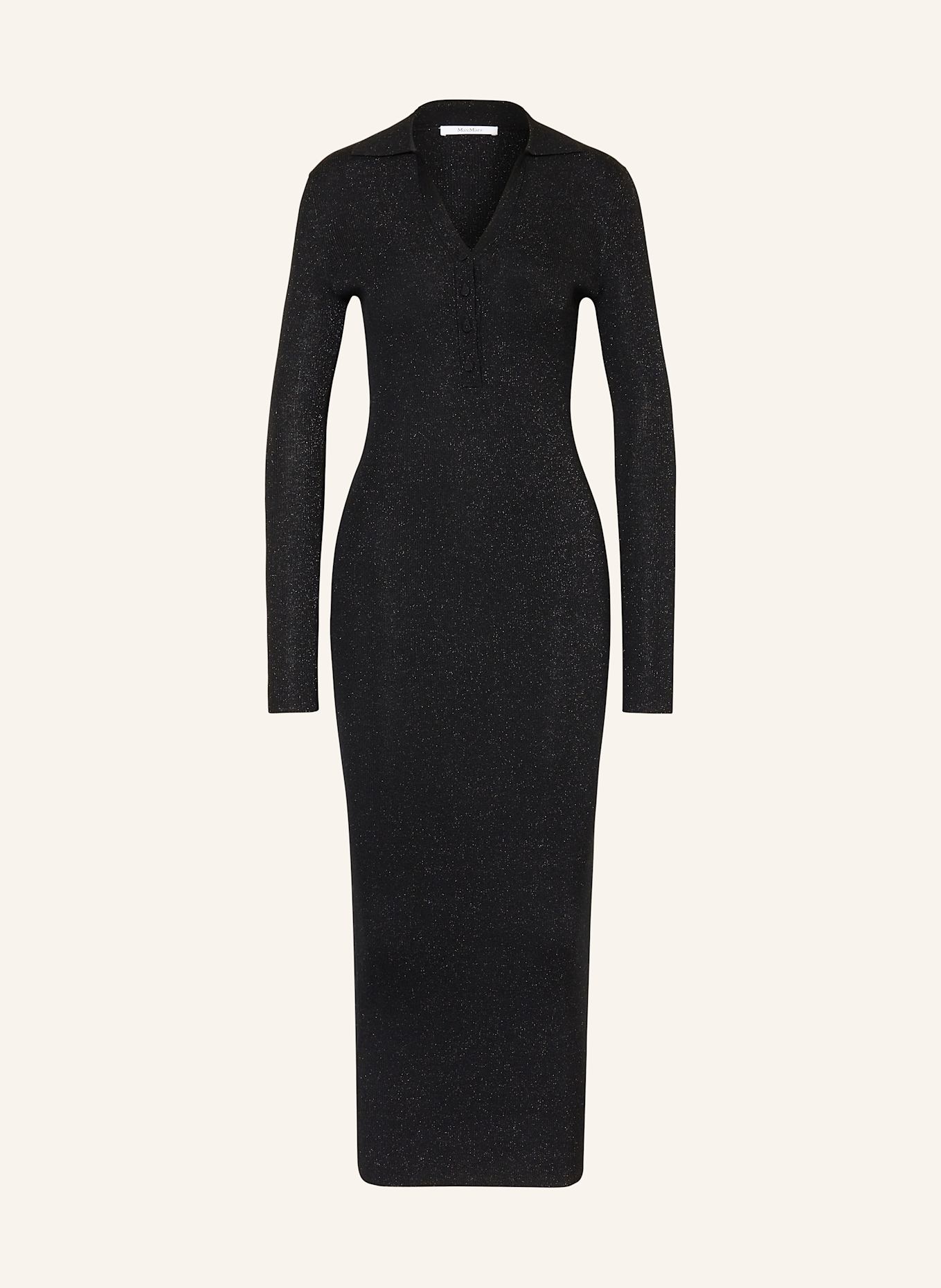 Max Mara Knit dress FRAIS with glitter thread: BLACK (Image 1)