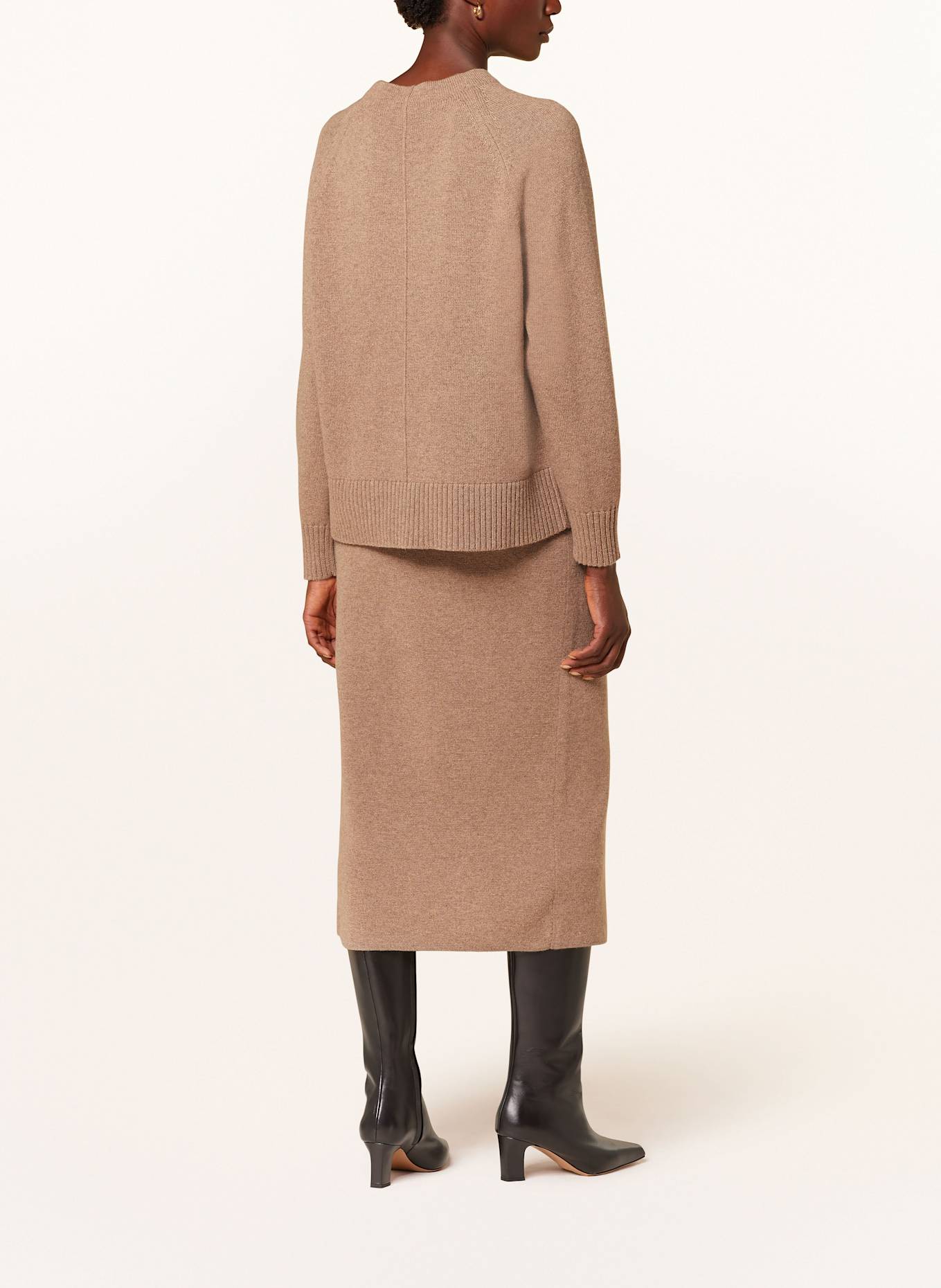 Max Mara Strickrock UMBRIA mit Cashmere: HELLBRAUN (Bild 3)