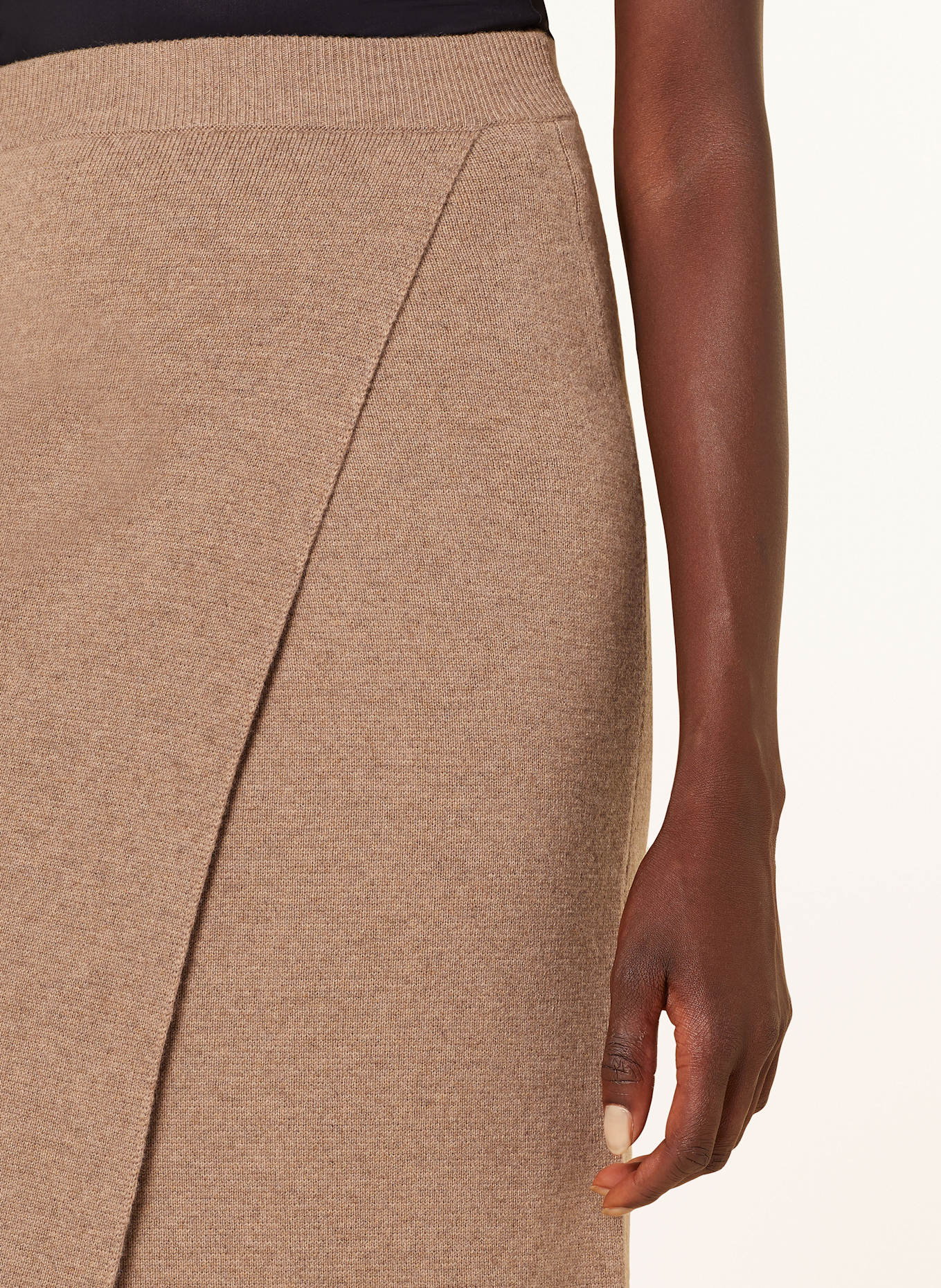 Max Mara Strickrock UMBRIA mit Cashmere: HELLBRAUN (Bild 4)