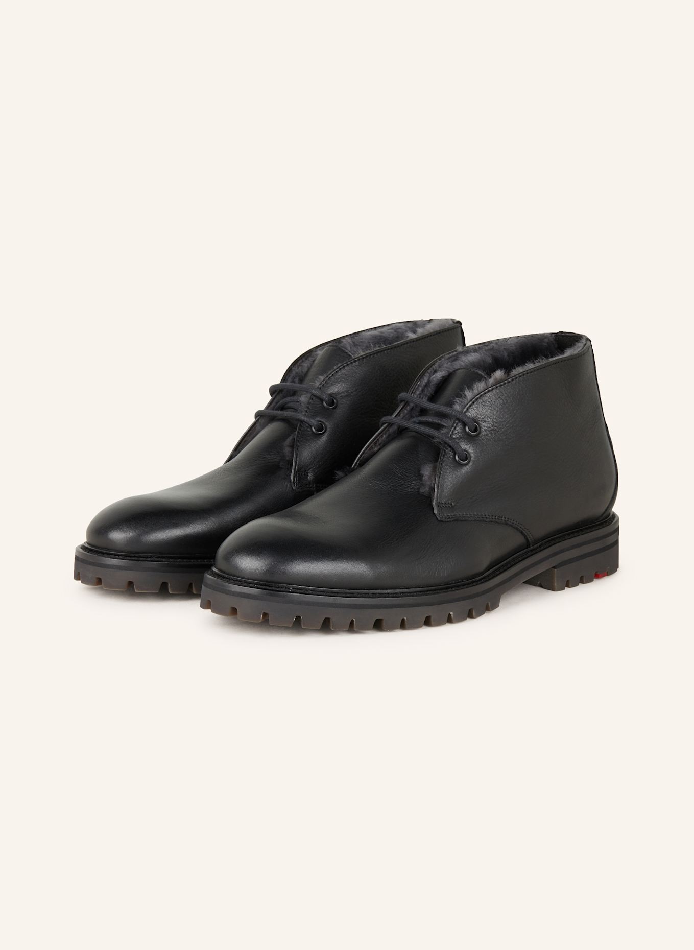 LLOYD Buty sznurowane OXFORD: CZARNY