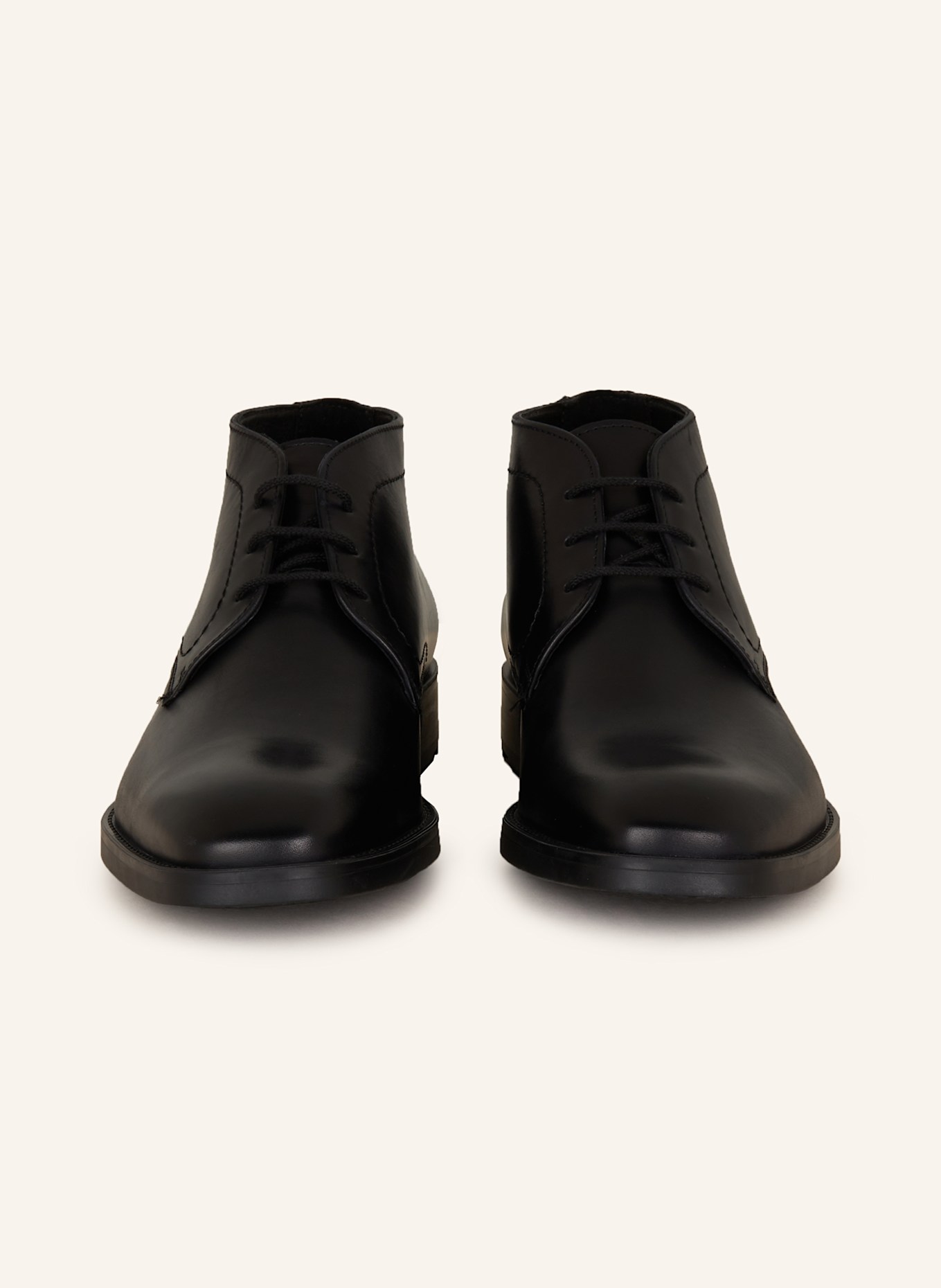 LLOYD Botki zamszowe VERIA: CZARNY