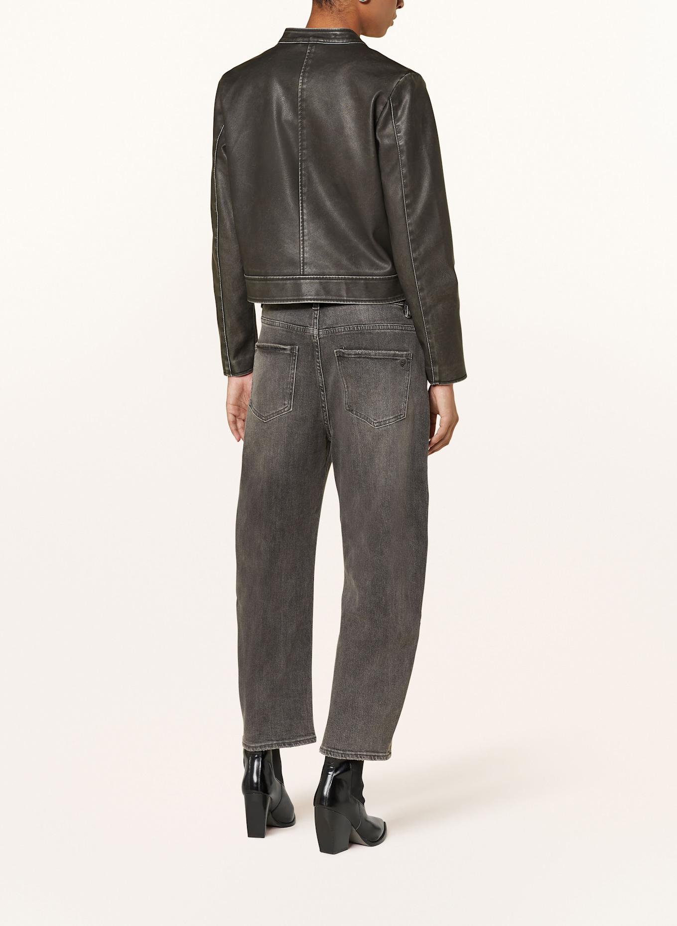 ELIAS RUMELIS Barrel Jeans YOANA: 1053 tech grey