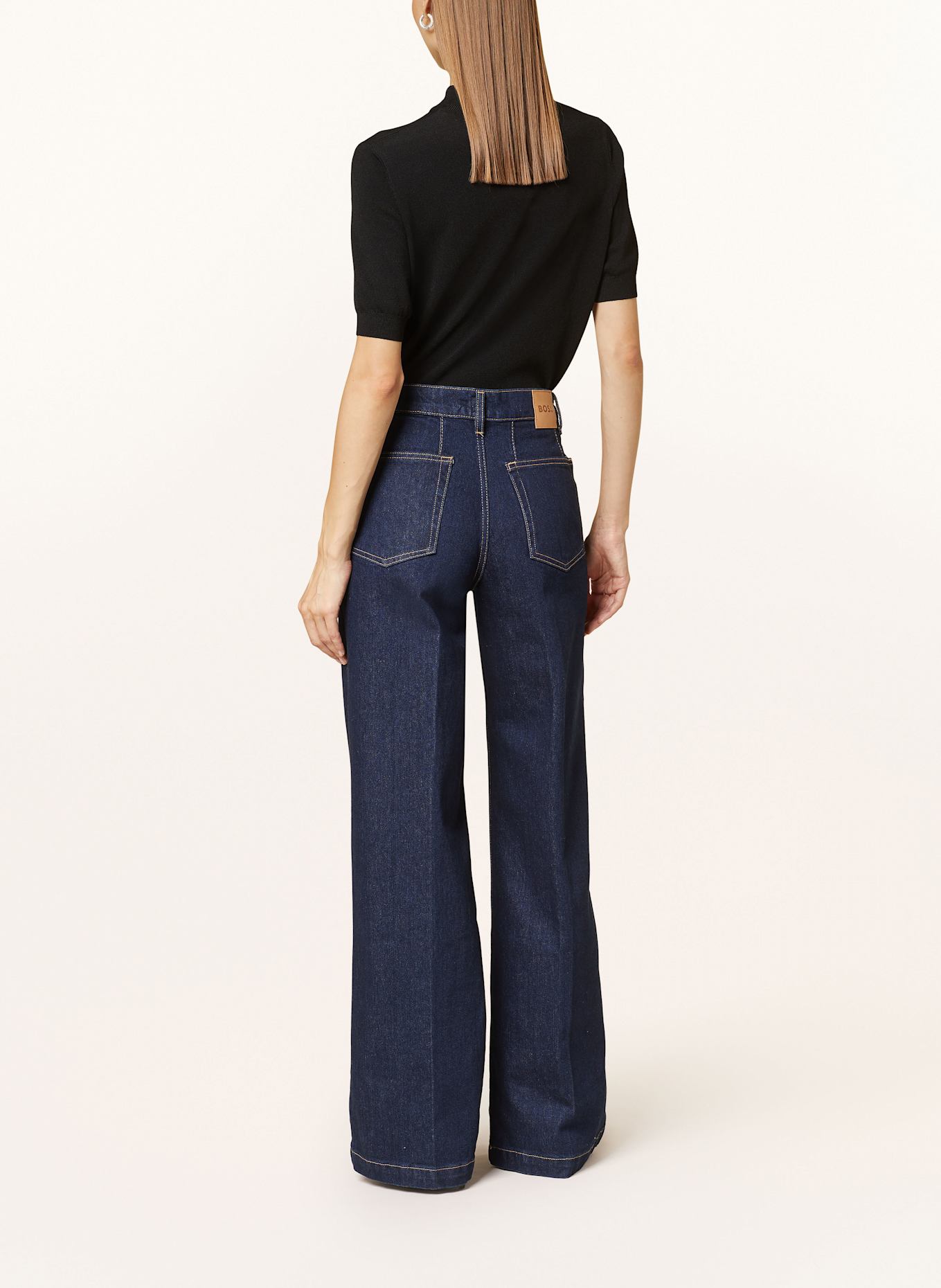 BOSS Straight jeans DENIM TAHIANA, Color: 412 NAVY (Image 3)