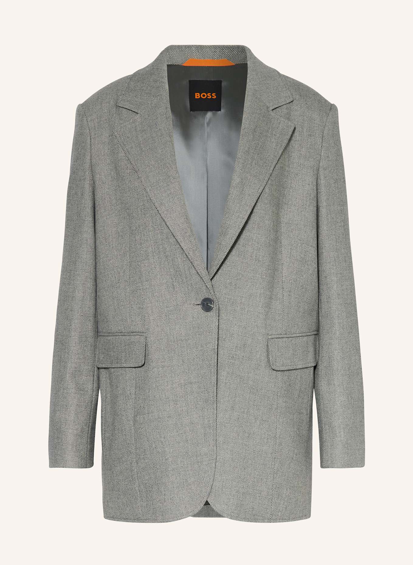 BOSS Longblazer JASOBANE, Farbe: GRAU (Bild 1)