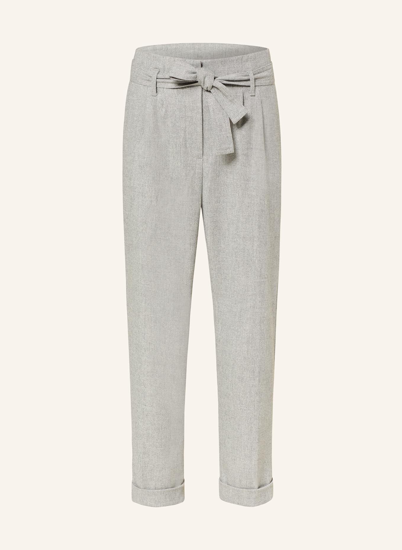 BOSS tASHAINA 7/8 trousers in a denim look, Color: SILVER (Image 1)