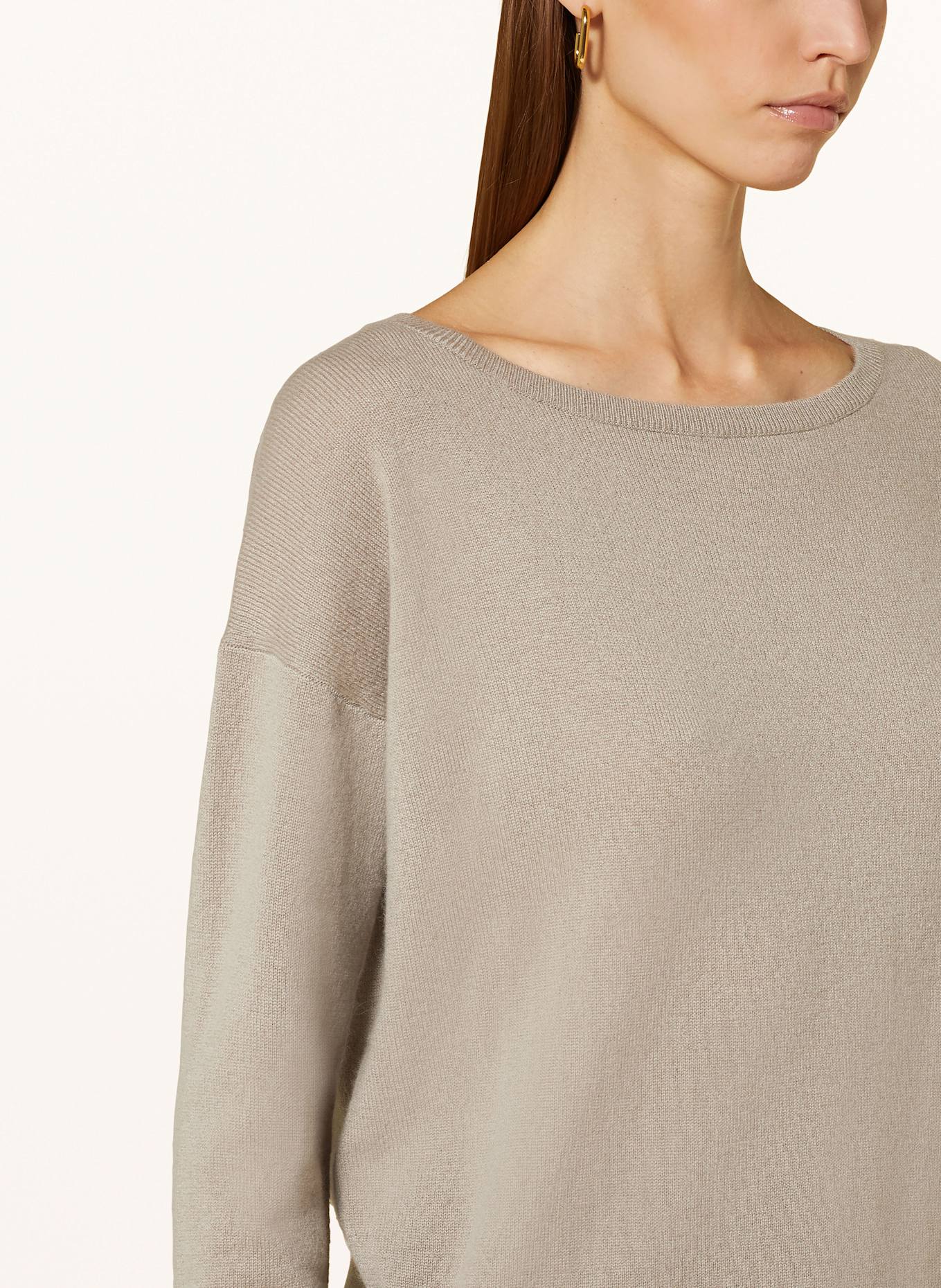 ALLUDE Cashmere sweater, Color: TAUPE (Image 4)