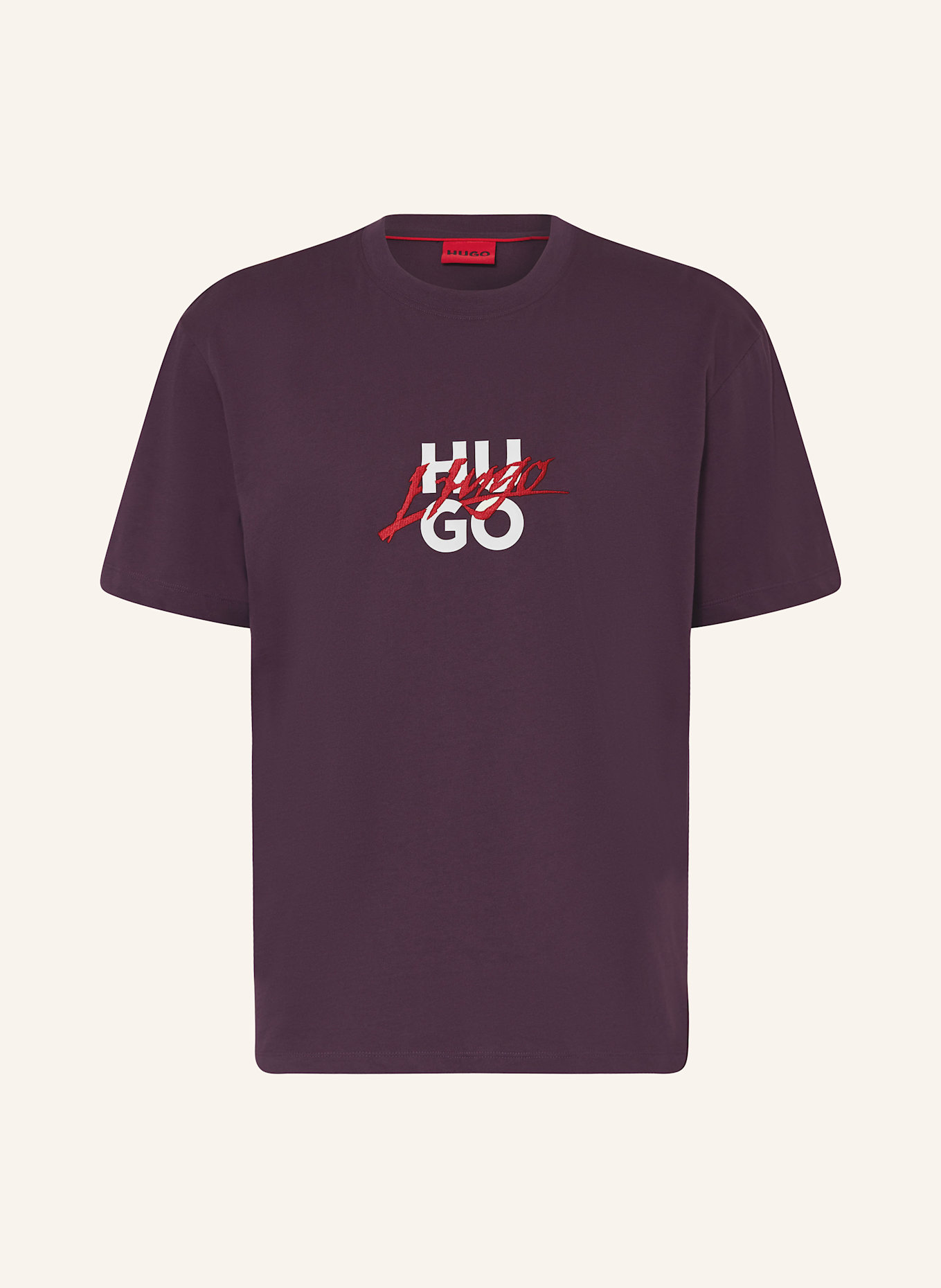 HUGO T-shirt DLONGNY, Color: FUCHSIA (Image 1)