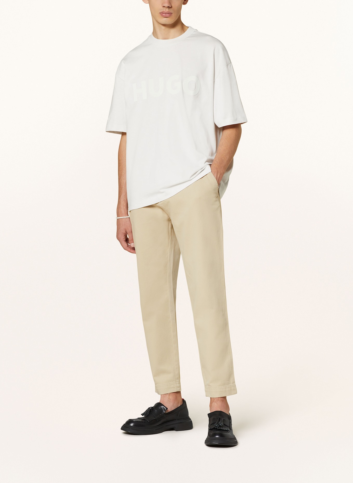 HUGO T-shirt DINKEE: BIAŁY