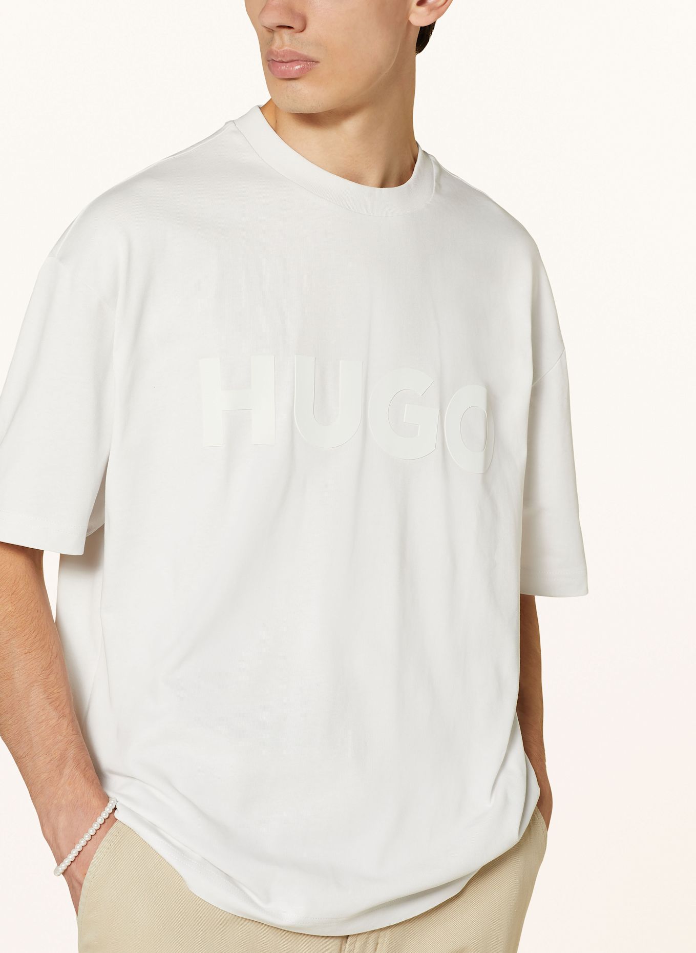HUGO T-shirt DINKEE: BIAŁY