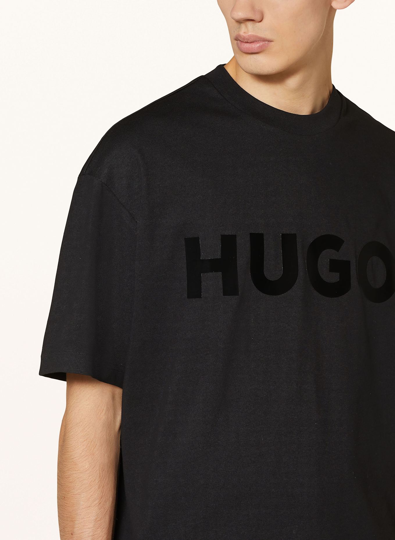 HUGO T-Shirt DINKEE: SCHWARZ