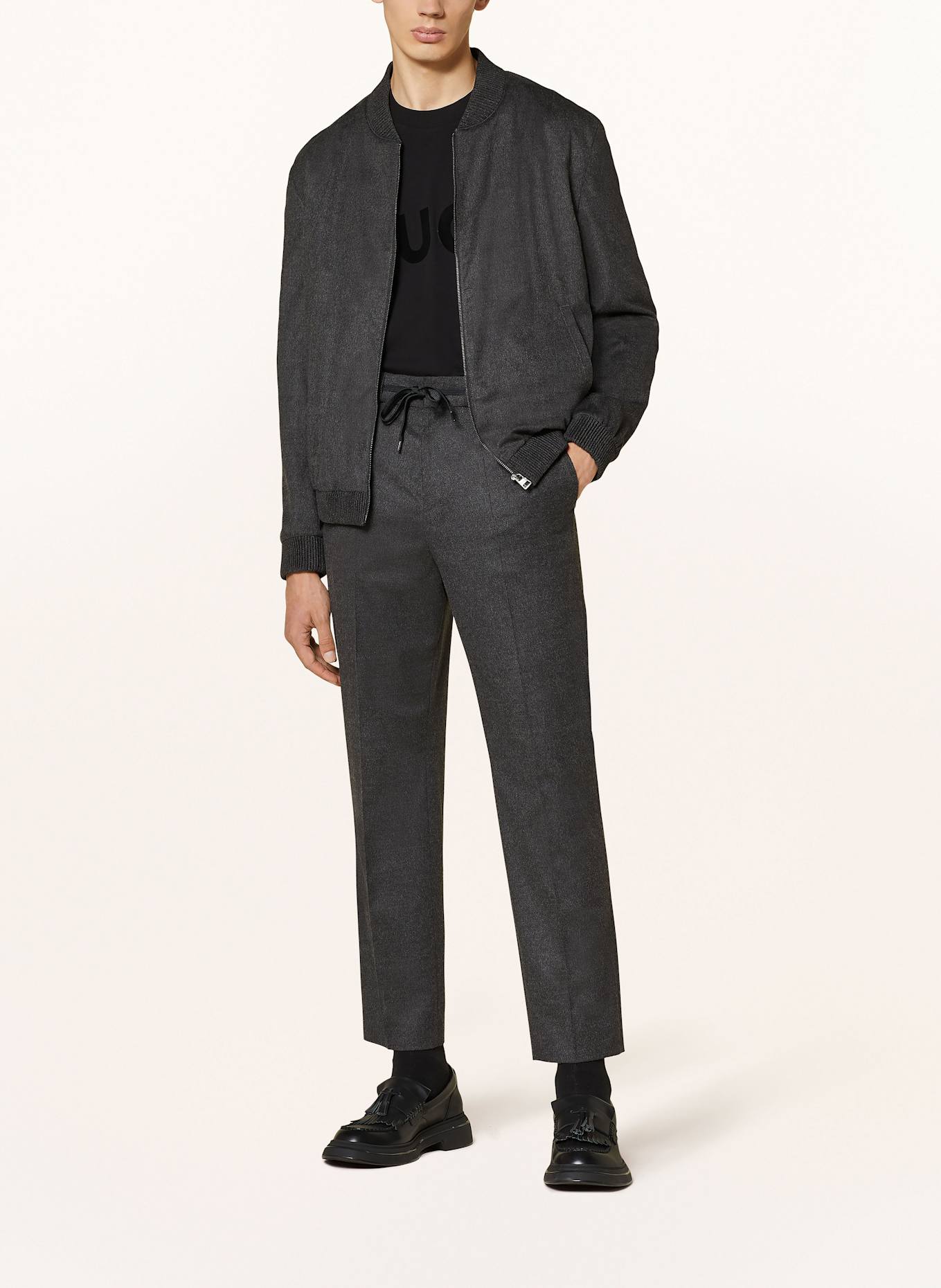 HUGO T-Shirt DINKEE: SCHWARZ