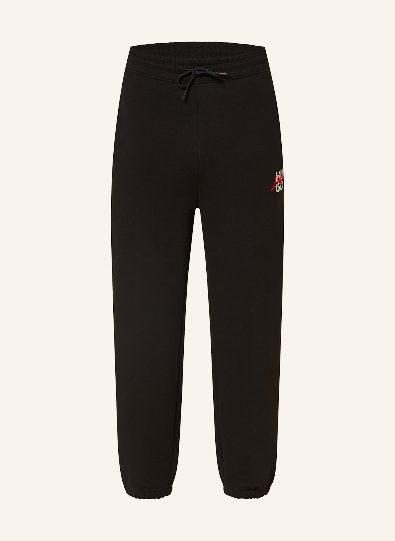 HUGO Sweatpants DIOGOPANTE: SCHWARZ / ROT / WEISS