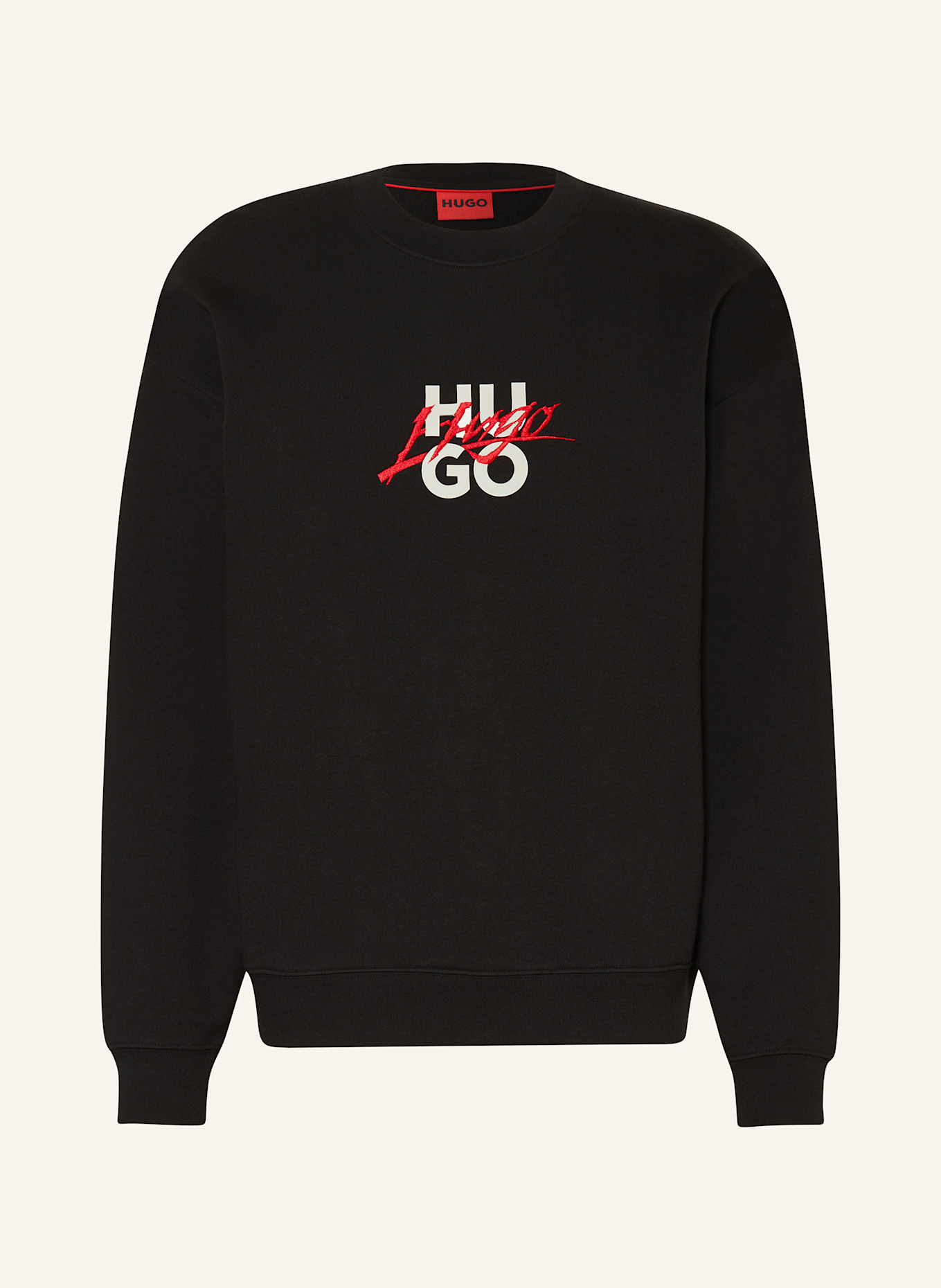 Hugo black sweatshirt hotsell