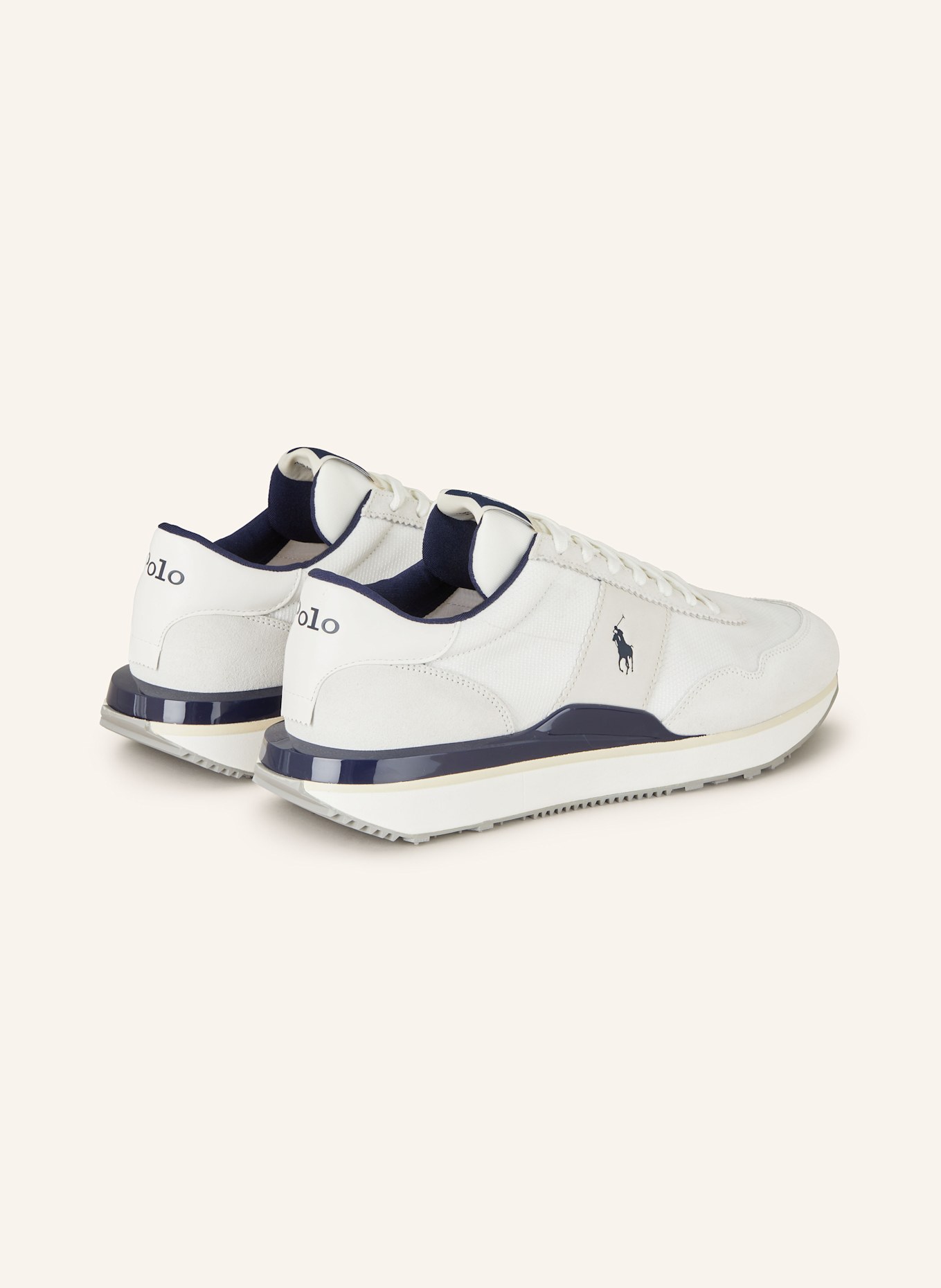 POLO RALPH LAUREN Sneakers, Color: WHITE/ LIGHT GRAY/ DARK BLUE (Image 2)