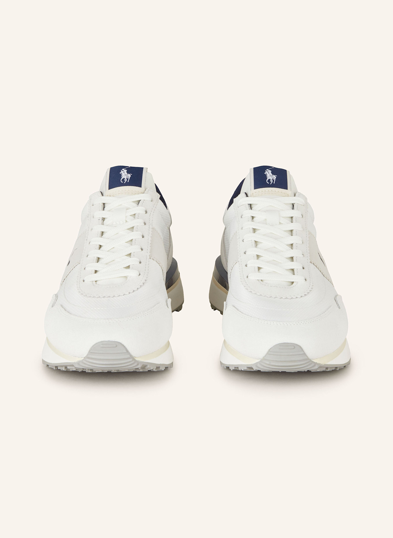 POLO RALPH LAUREN Sneakers, Color: WHITE/ LIGHT GRAY/ DARK BLUE (Image 3)