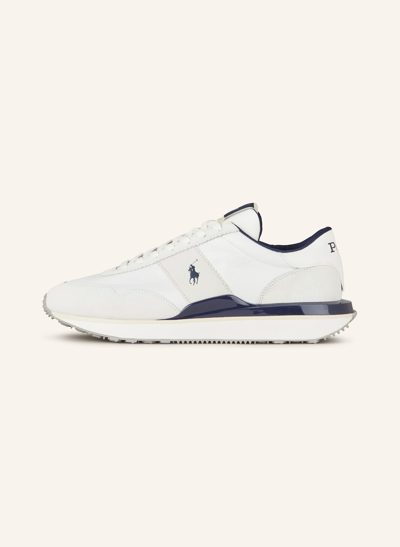 POLO RALPH LAUREN Sneakers, Color: WHITE/ LIGHT GRAY/ DARK BLUE (Image 4)