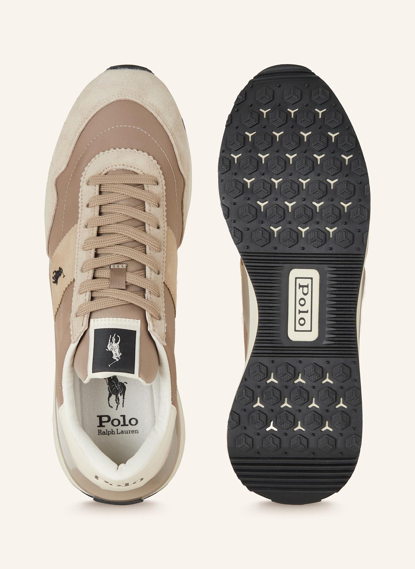 POLO RALPH LAUREN Sneaker: HELLBRAUN