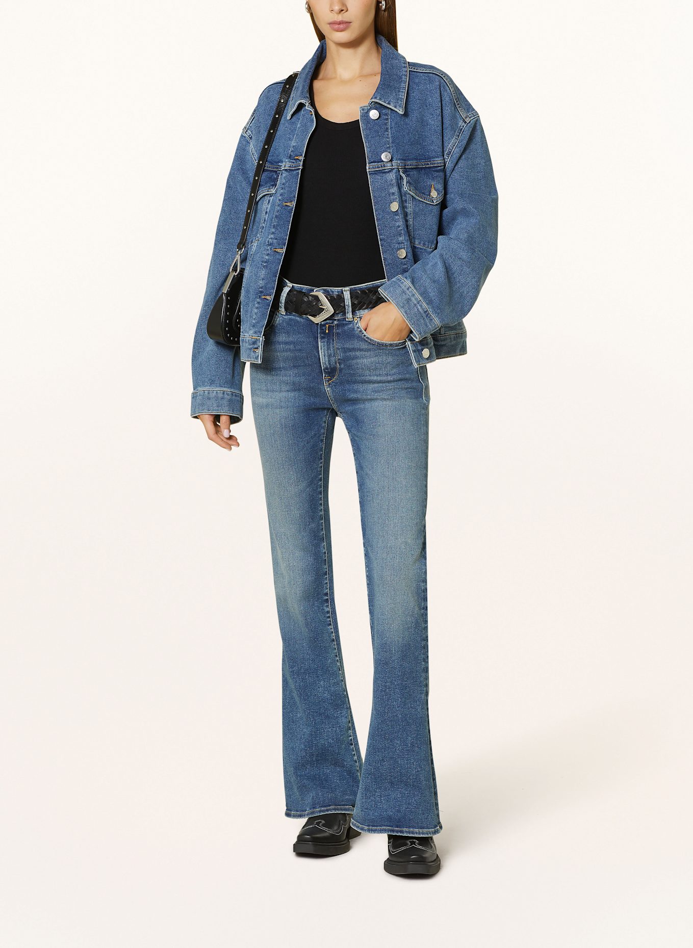 REPLAY Flared jeans, Color: 009 MEDIUM BLUE (Image 2)