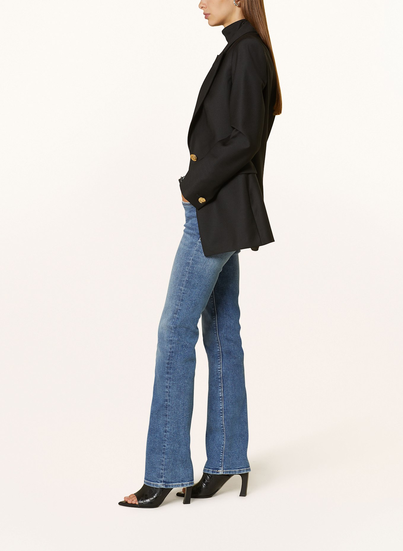 REPLAY Bootcut jeans NEW LUZ, Color: 009 MEDIUM BLUE (Image 4)