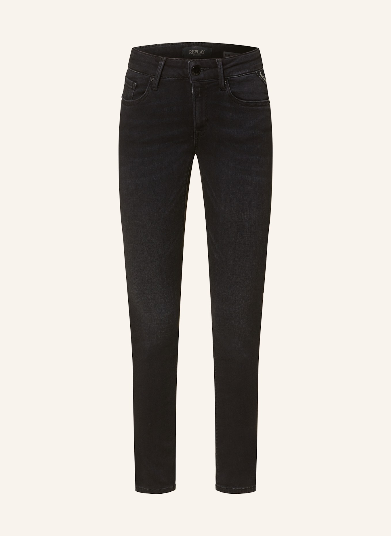 REPLAY Skinny Jeans NEW LUZ, Farbe: SCHWARZ (Bild 1)