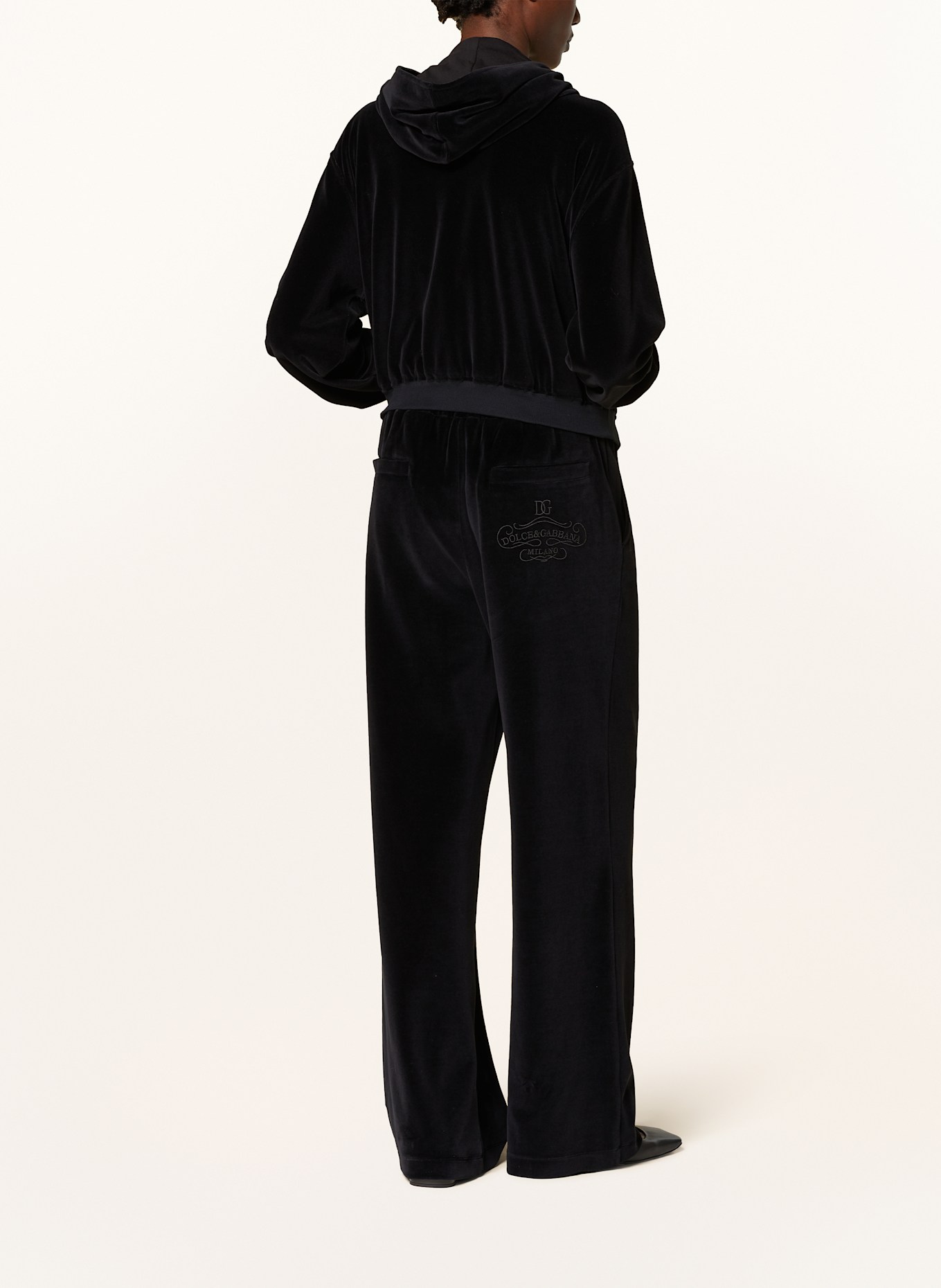 DOLCE & GABBANA Nickijacke: SCHWARZ