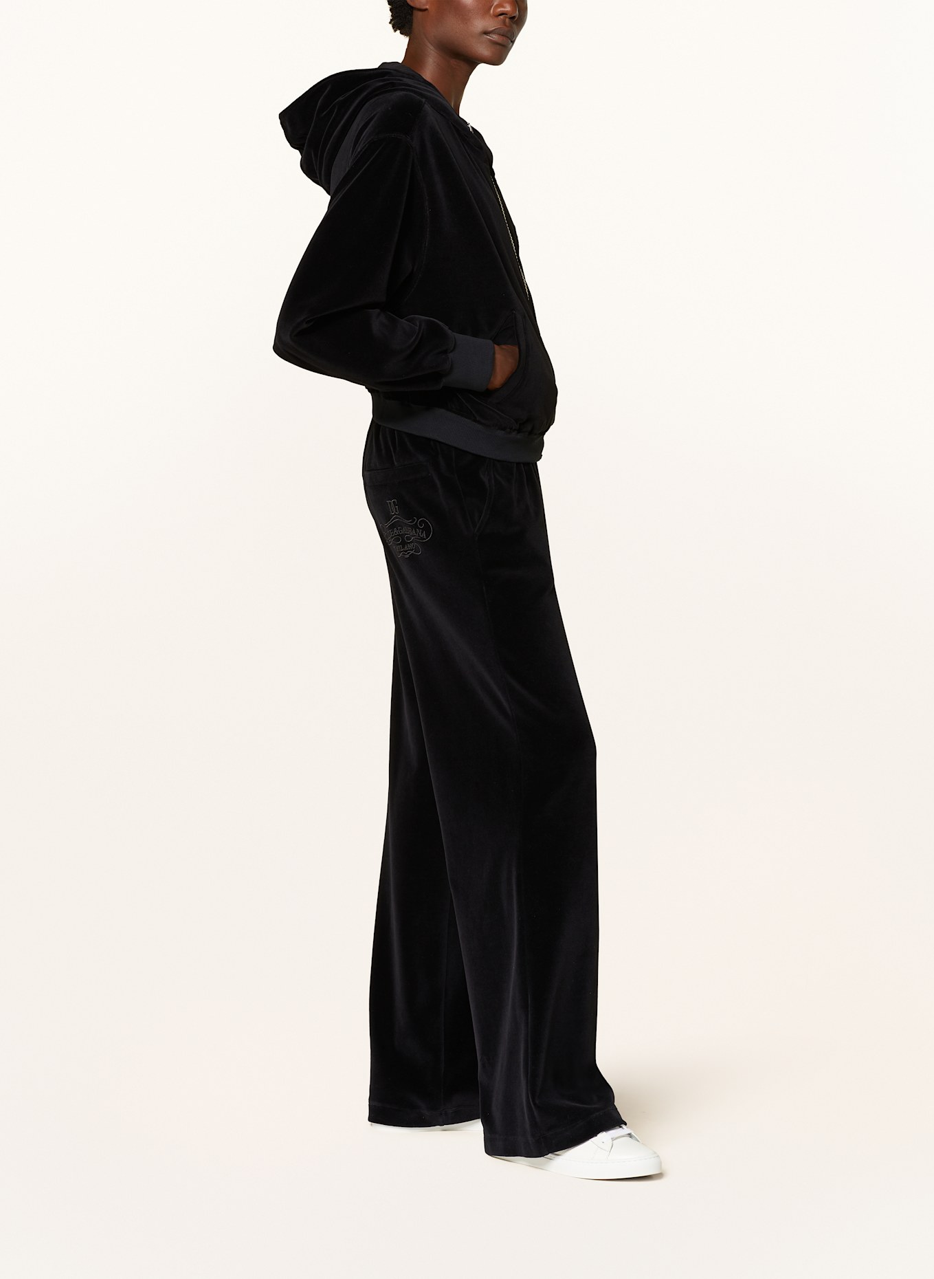 DOLCE & GABBANA Nickijacke: SCHWARZ