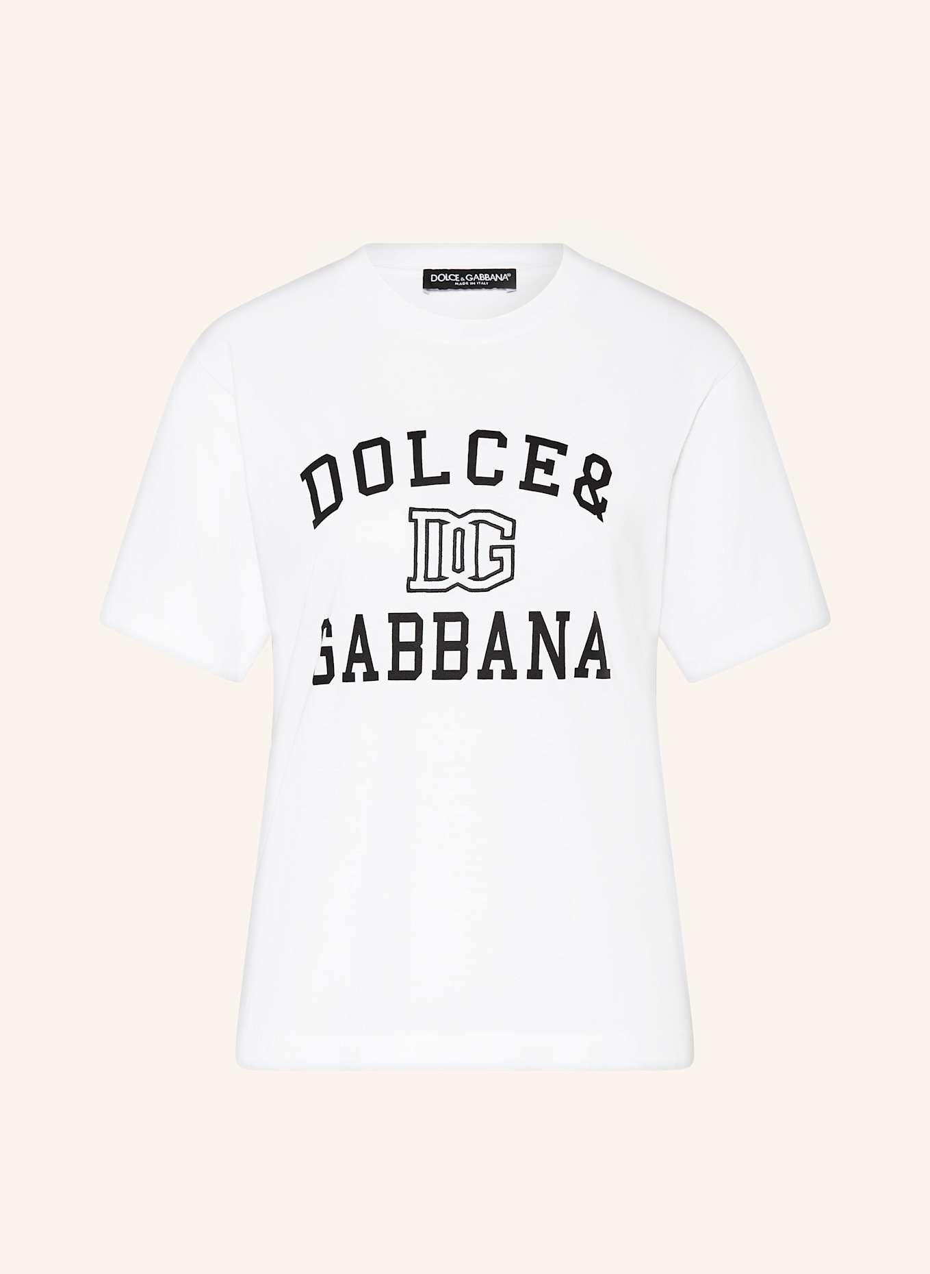 White dolce and gabbana t shirt outlet