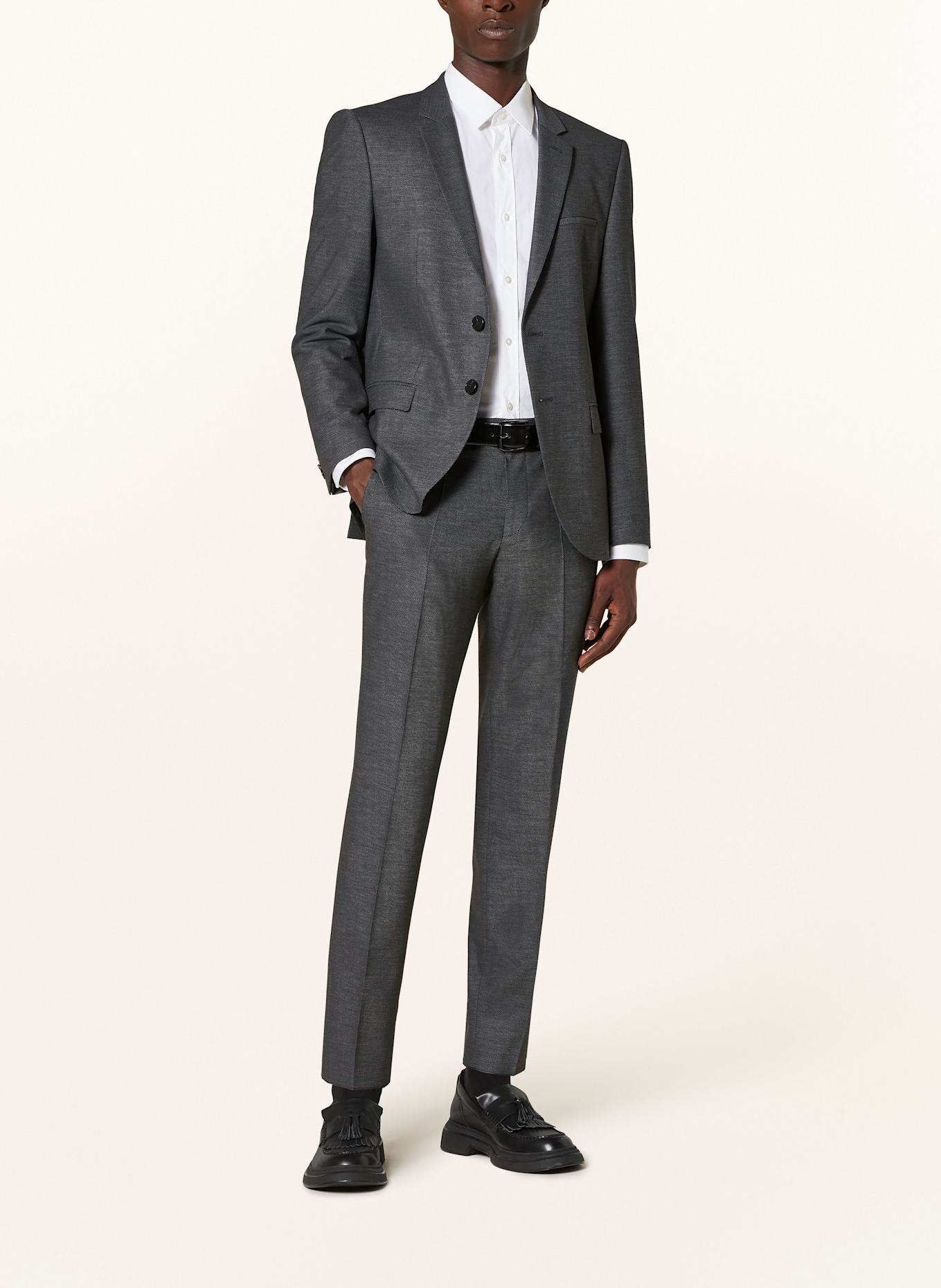 HUGO Suit trousers HESTEN extra slim fit: 034 MEDIUM GREY