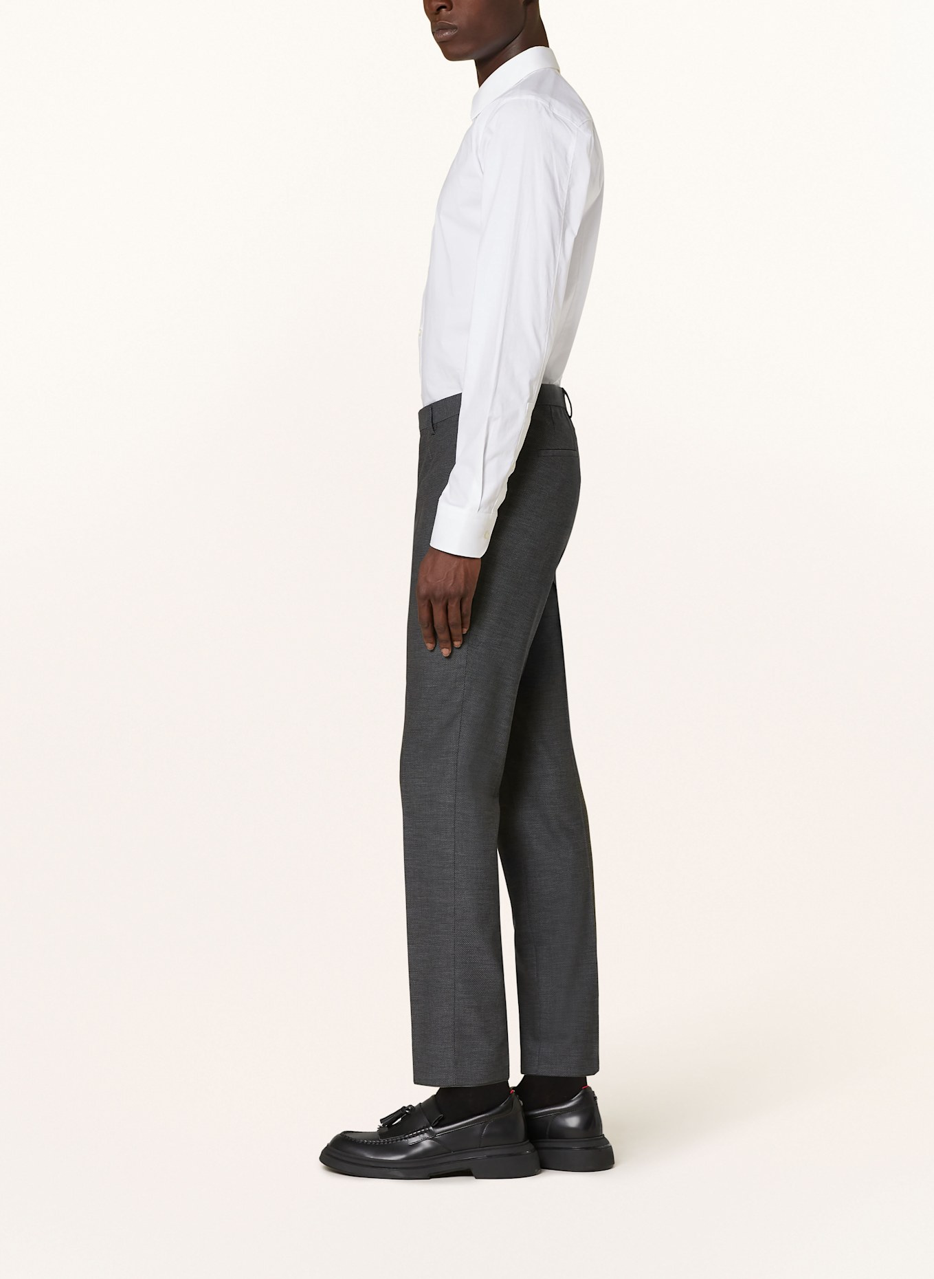 HUGO Suit trousers HESTEN extra slim fit: 034 MEDIUM GREY