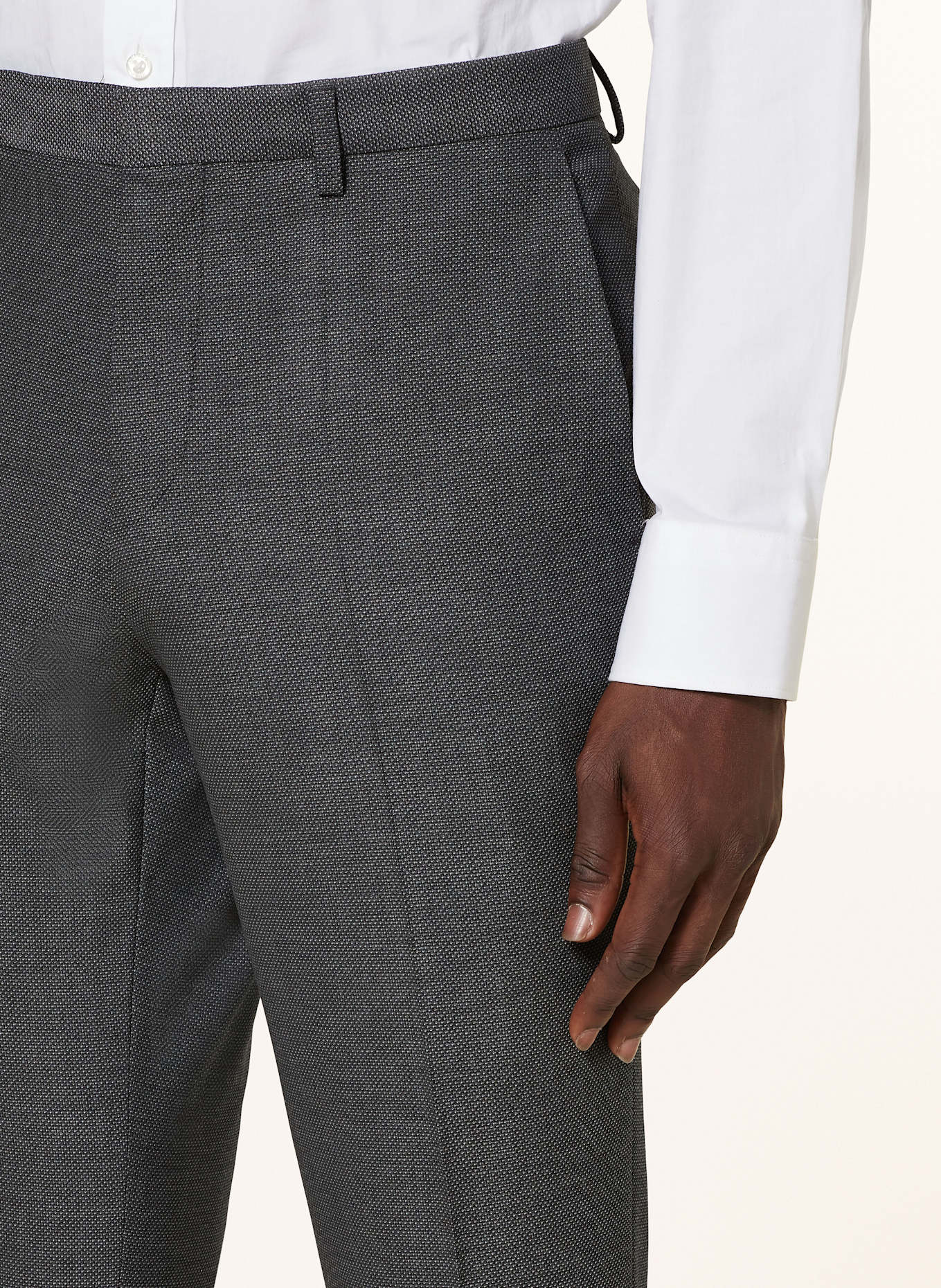 HUGO Suit trousers HESTEN extra slim fit: 034 MEDIUM GREY