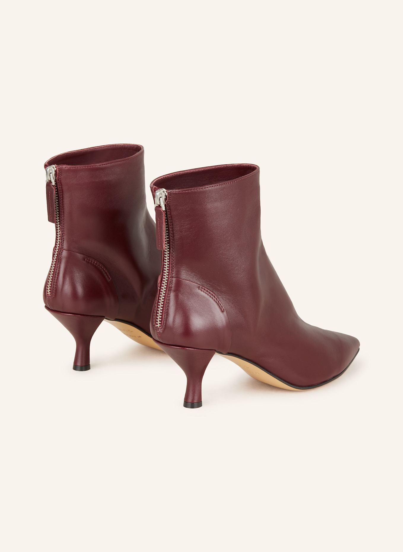 POMME D'OR HENRIETTE ankle boots: DARK RED