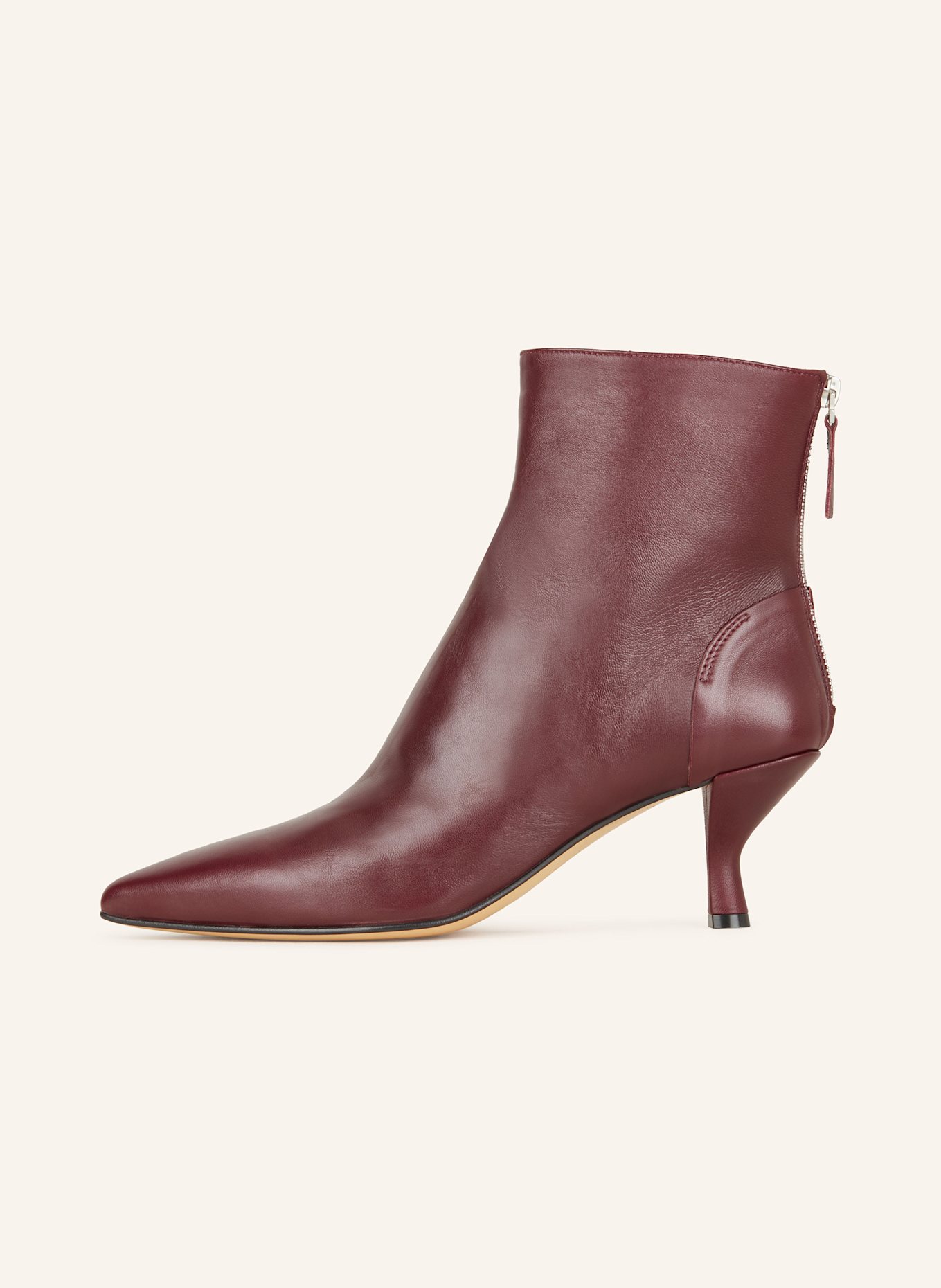 POMME D'OR HENRIETTE ankle boots: DARK RED