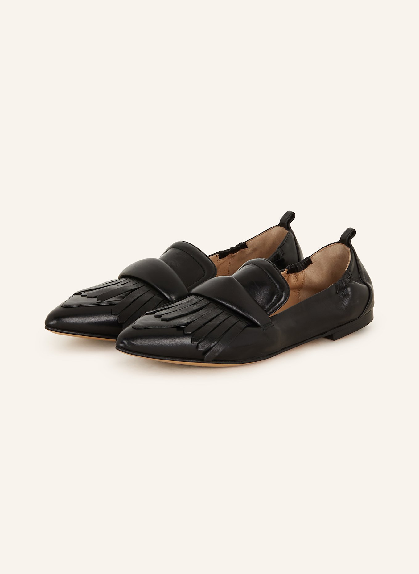 POMME D'OR Penny loafers GRACE: BLACK