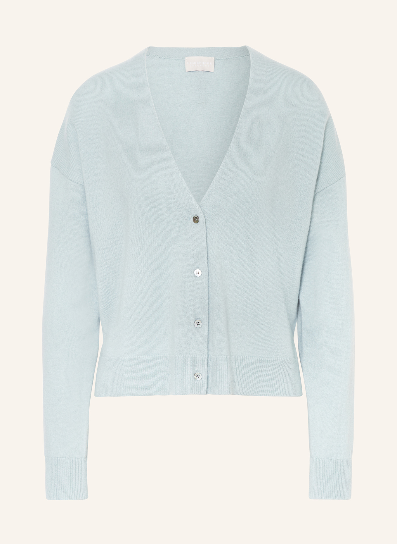 HEMISPHERE Cashmere cardigan, Color: LIGHT BLUE (Image 1)