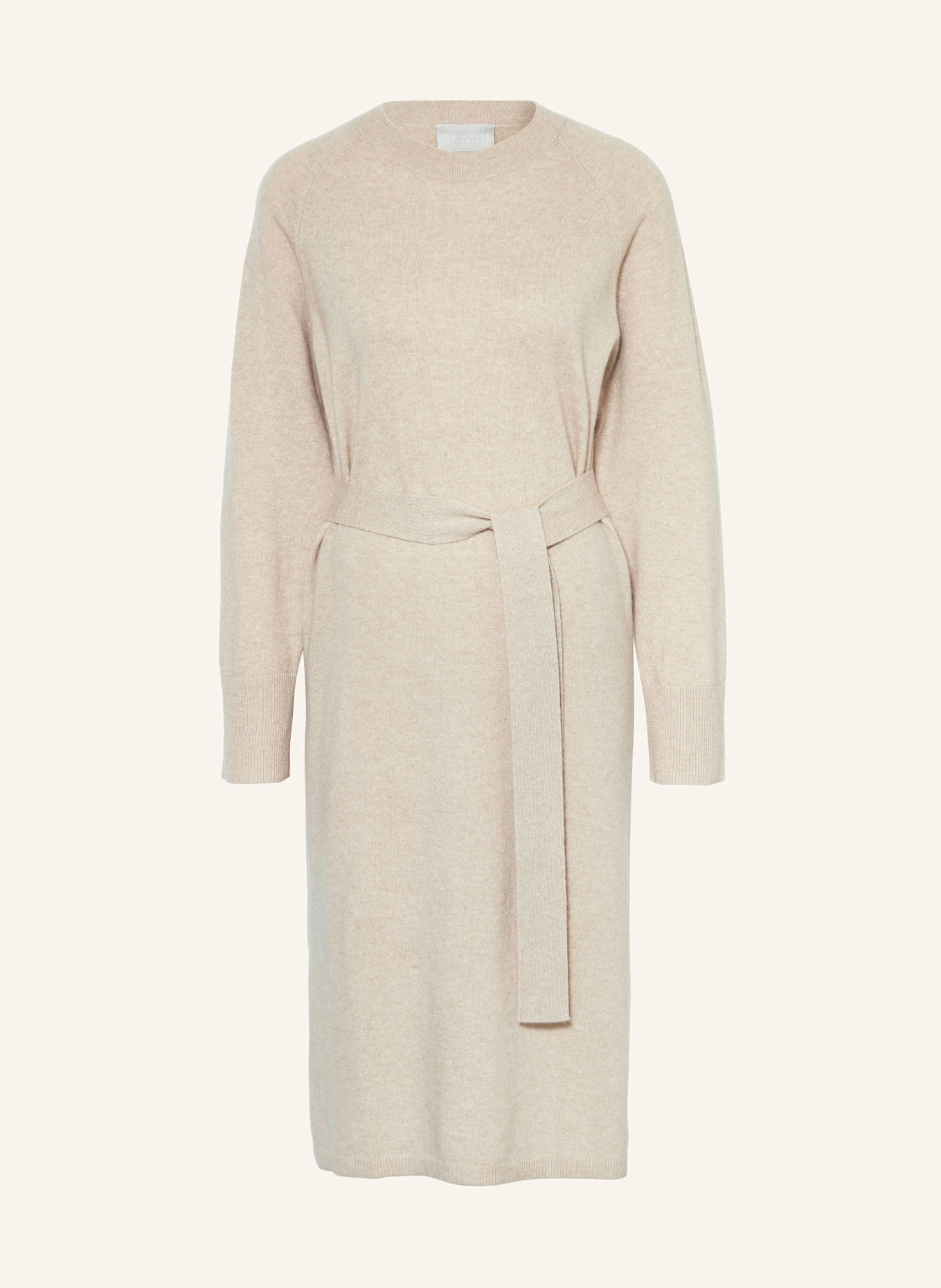 White cashmere sweater dress on sale