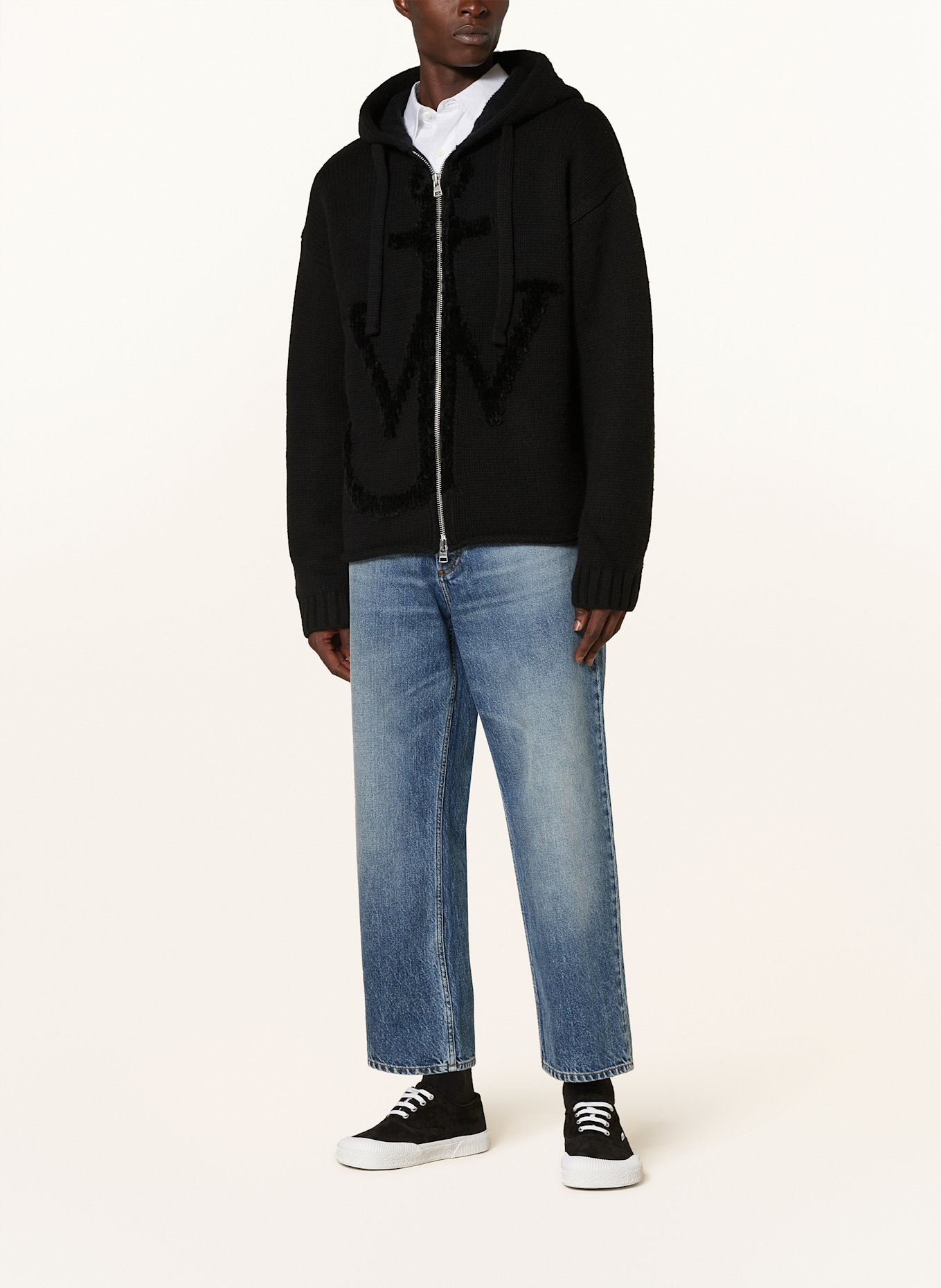 JW ANDERSON Kardigan: CZARNY