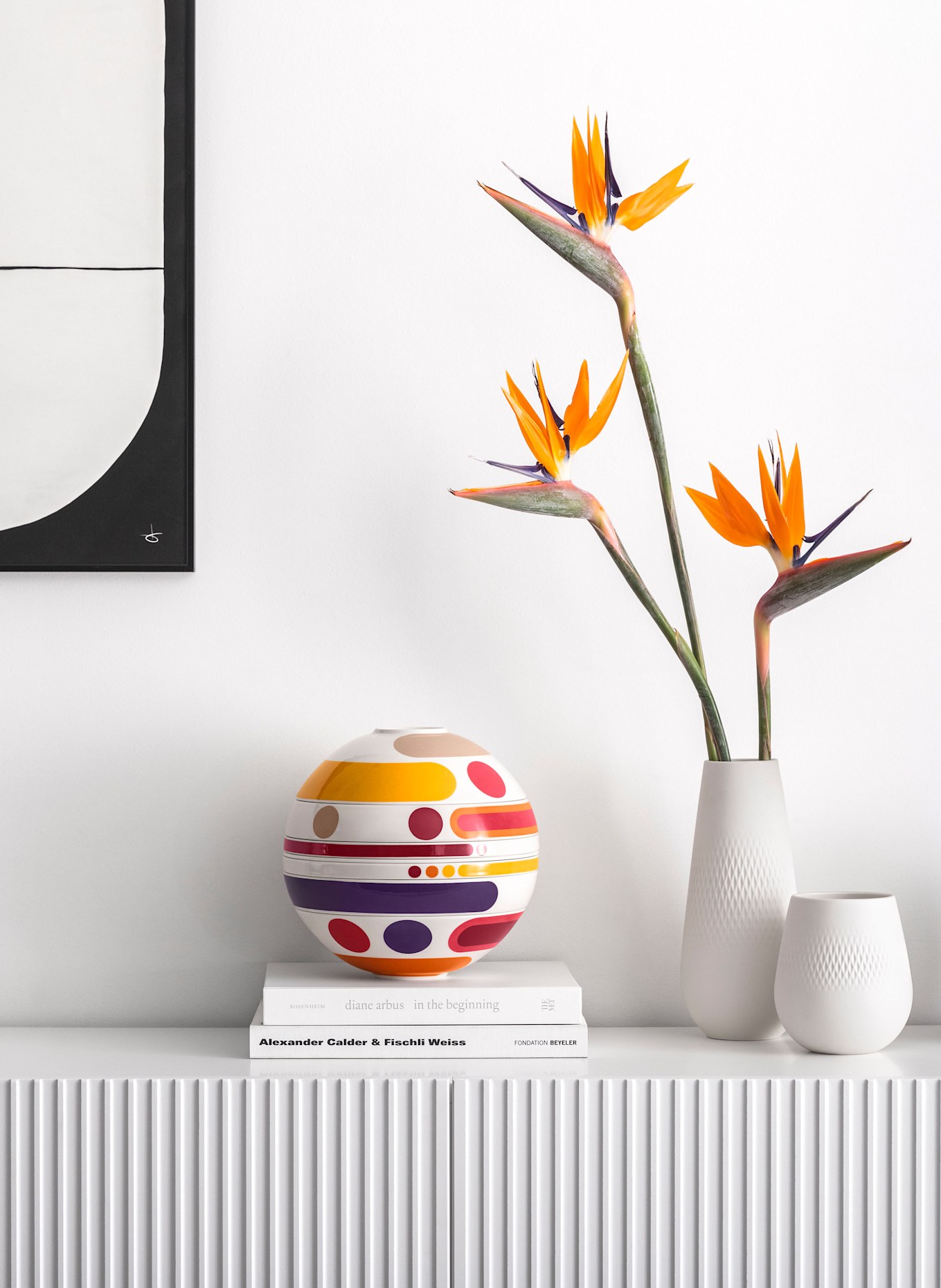 Villeroy & Boch Geschirr-Set LA BOULE MIAMI: CREME / DUNKELBLAU / GELB