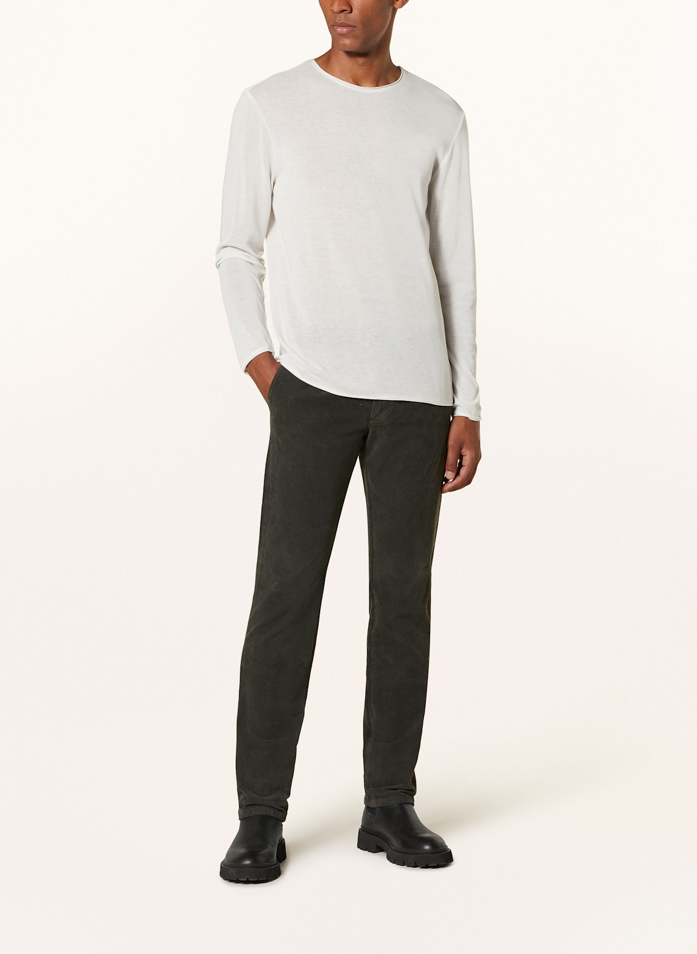 STRELLSON Long sleeve Lining shirt PROSPECT: CREAM