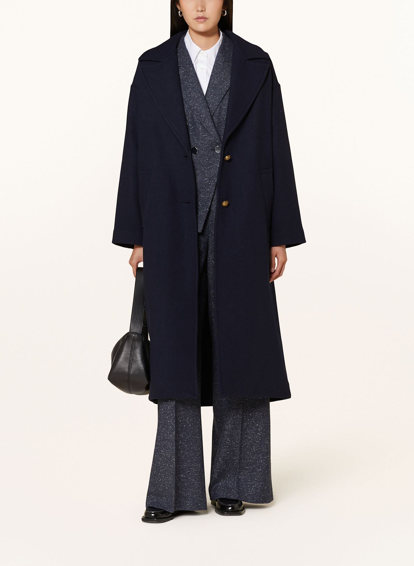 IQ STUDIO Mantel EDANA: DUNKELBLAU