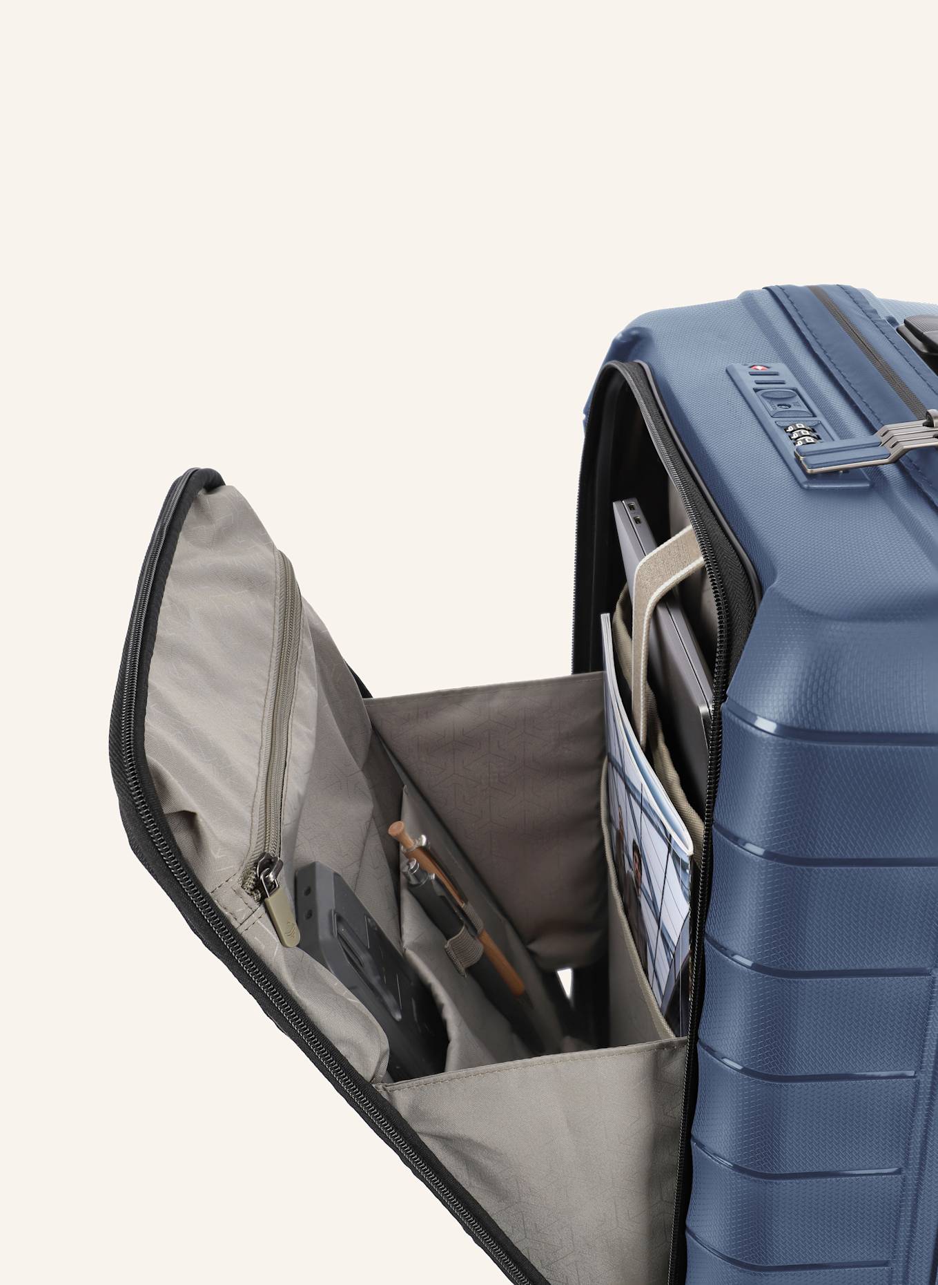 travelite Trolley MOOBY S+: BLAU