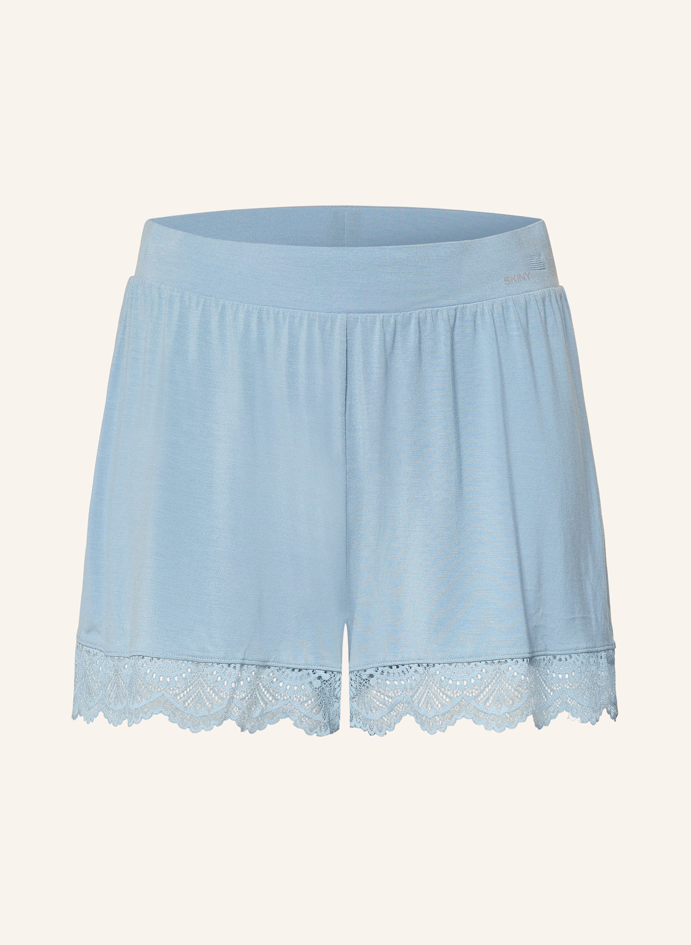 Skiny Schlafshorts EVERY NIGHT IN MIX & MATCH, Farbe: HELLBLAU (Bild 1)