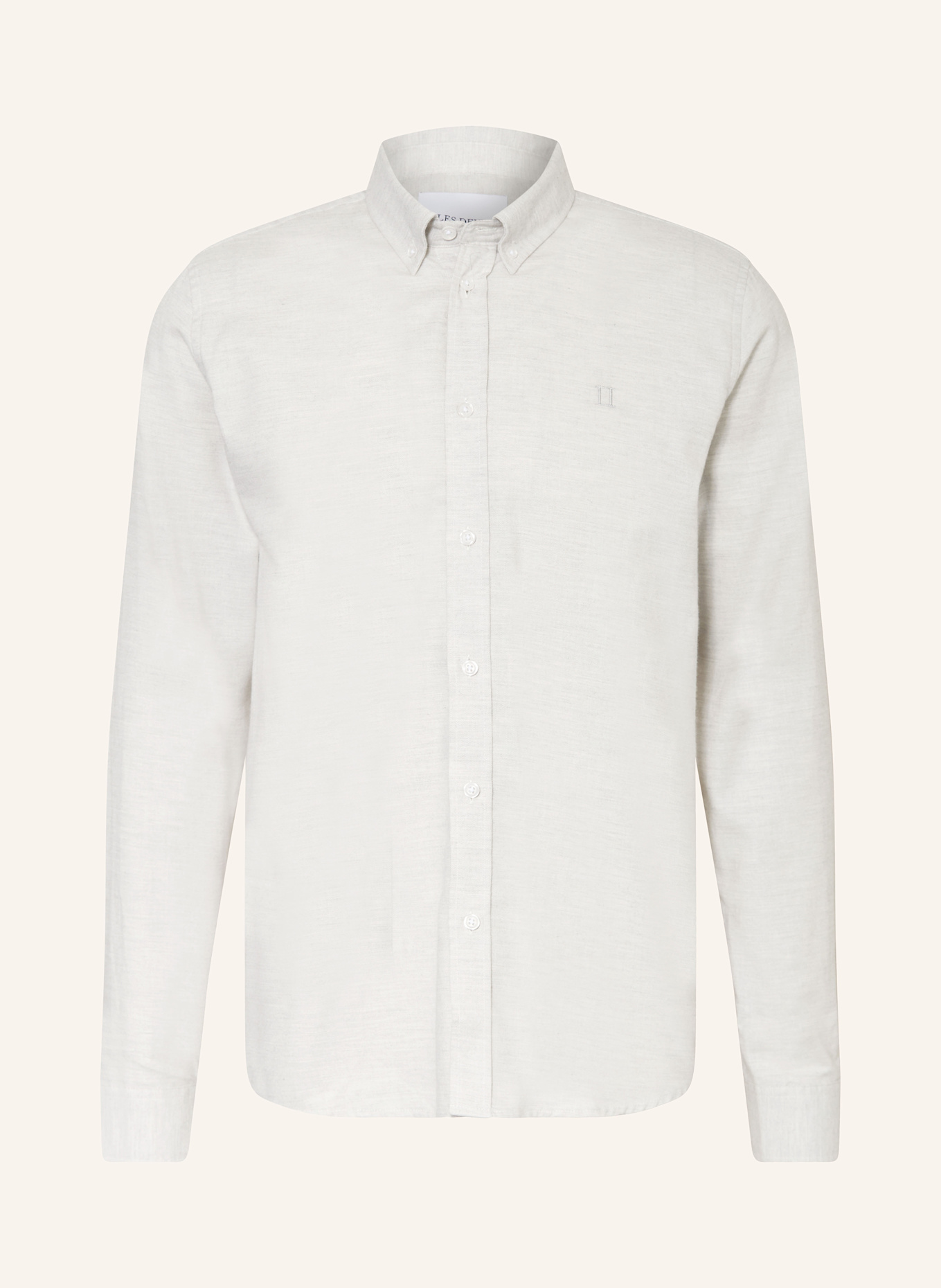 LES DEUX Flanellhemd DESERT REG Regular Fit, Farbe: HELLGRAU (Bild 1)